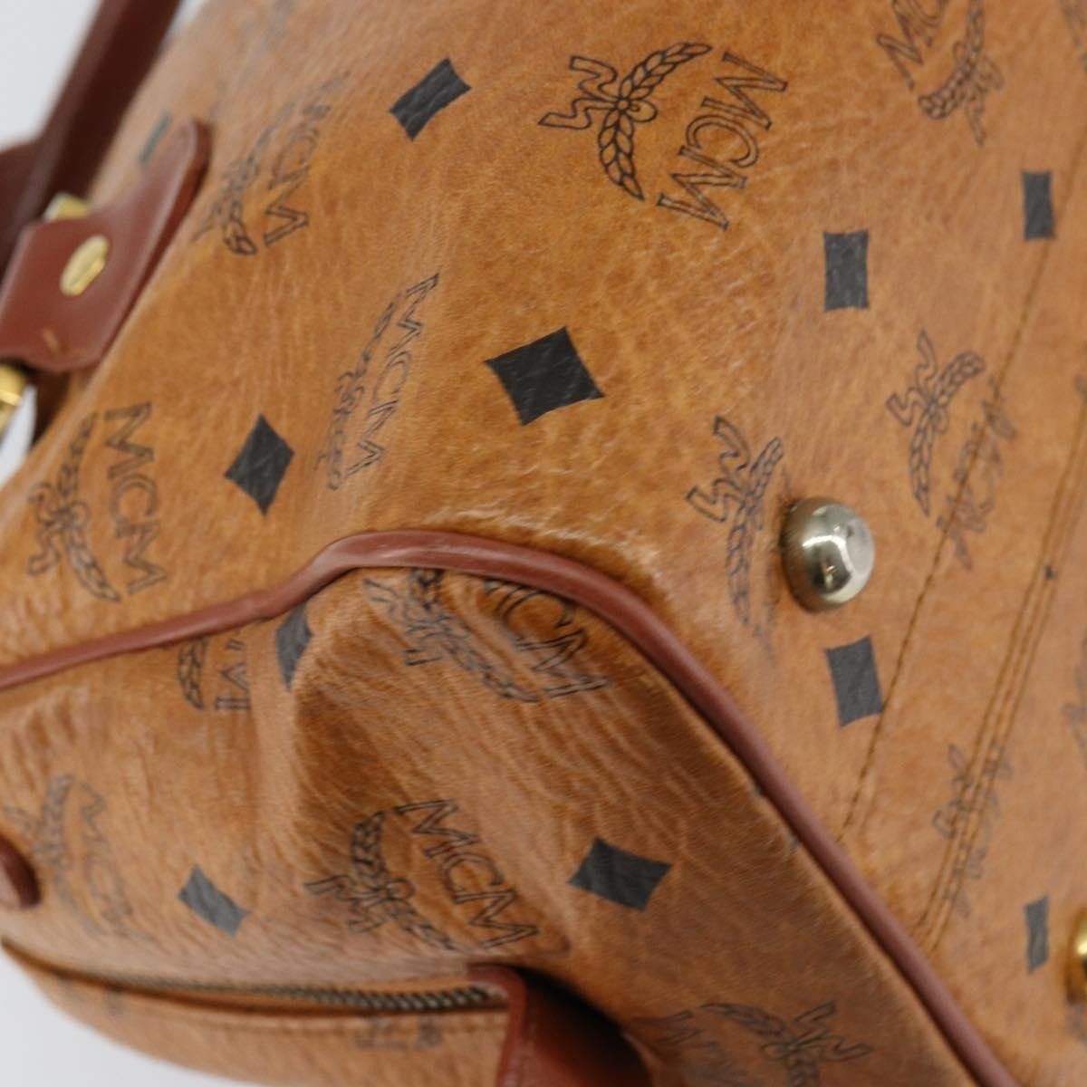 MCM MCM Visetos logogramme Handbag Canvas and Leather Size ONE SIZE - 11 Thumbnail