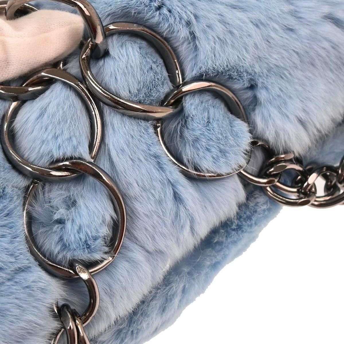 Chanel Chanel Chain Hobo Lapin Fur Size ONE SIZE - 6 Thumbnail