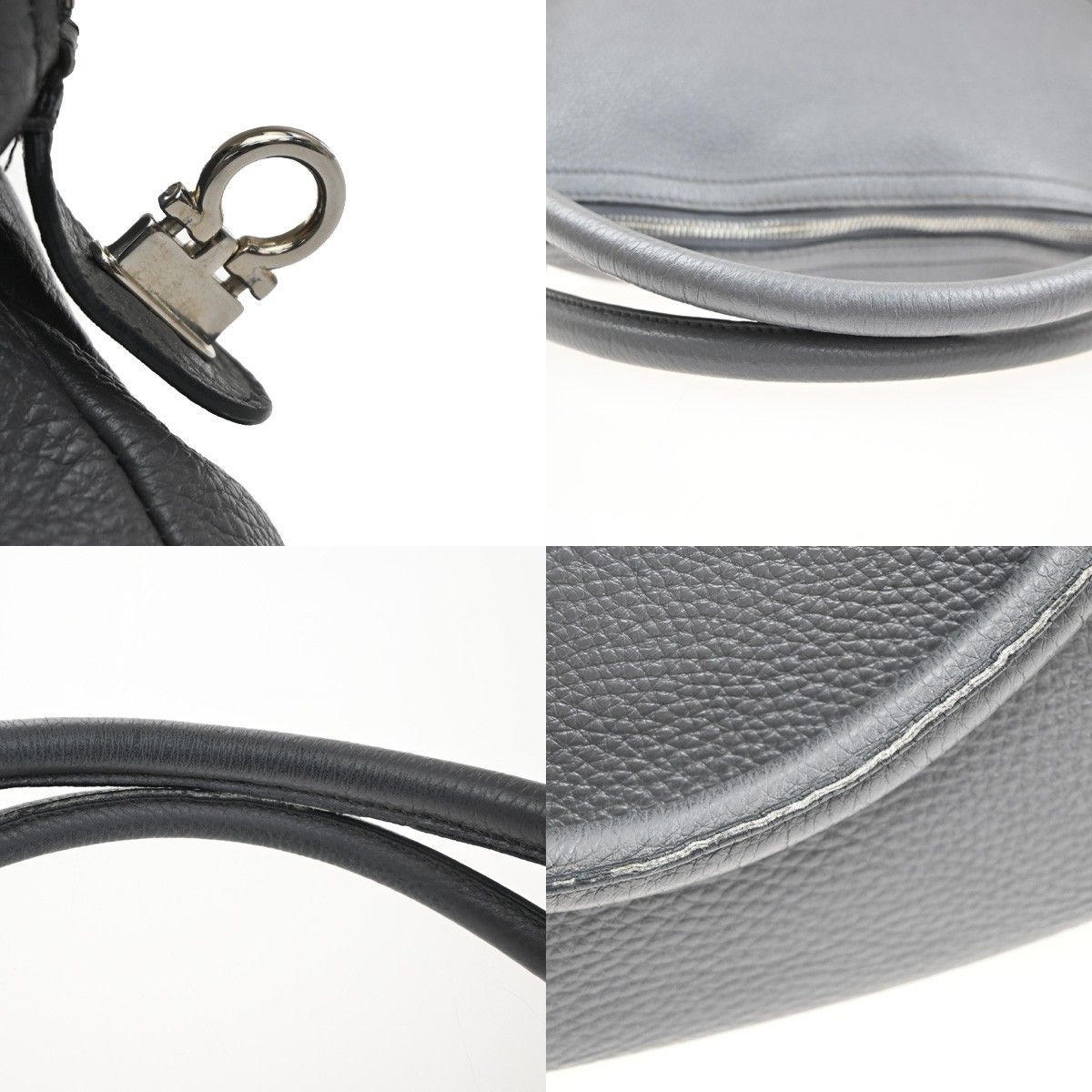 Salvatore Ferragamo Salvatore Ferragamo Bonaria Satchel Leather Size ONE SIZE - 14 Thumbnail