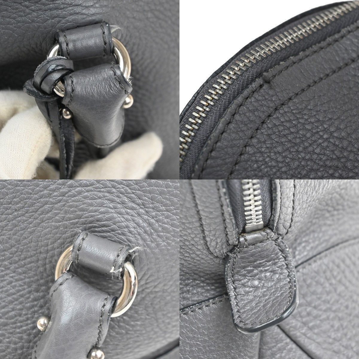 Salvatore Ferragamo Salvatore Ferragamo Bonaria Satchel Leather Size ONE SIZE - 12 Thumbnail