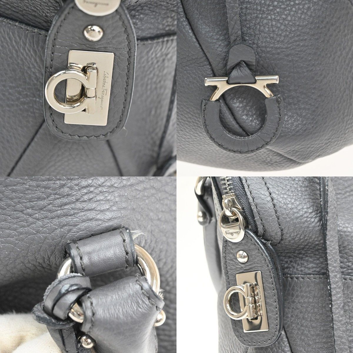 Salvatore Ferragamo Salvatore Ferragamo Bonaria Satchel Leather Size ONE SIZE - 10 Thumbnail