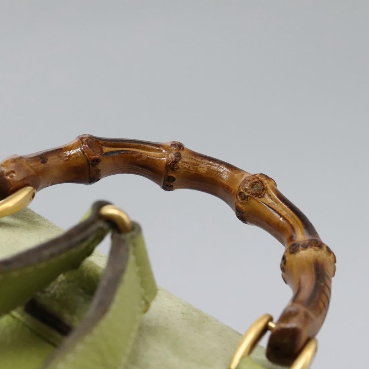 Gucci Gucci Gucci bamboo backpack daim Size ONE SIZE - 19 Thumbnail