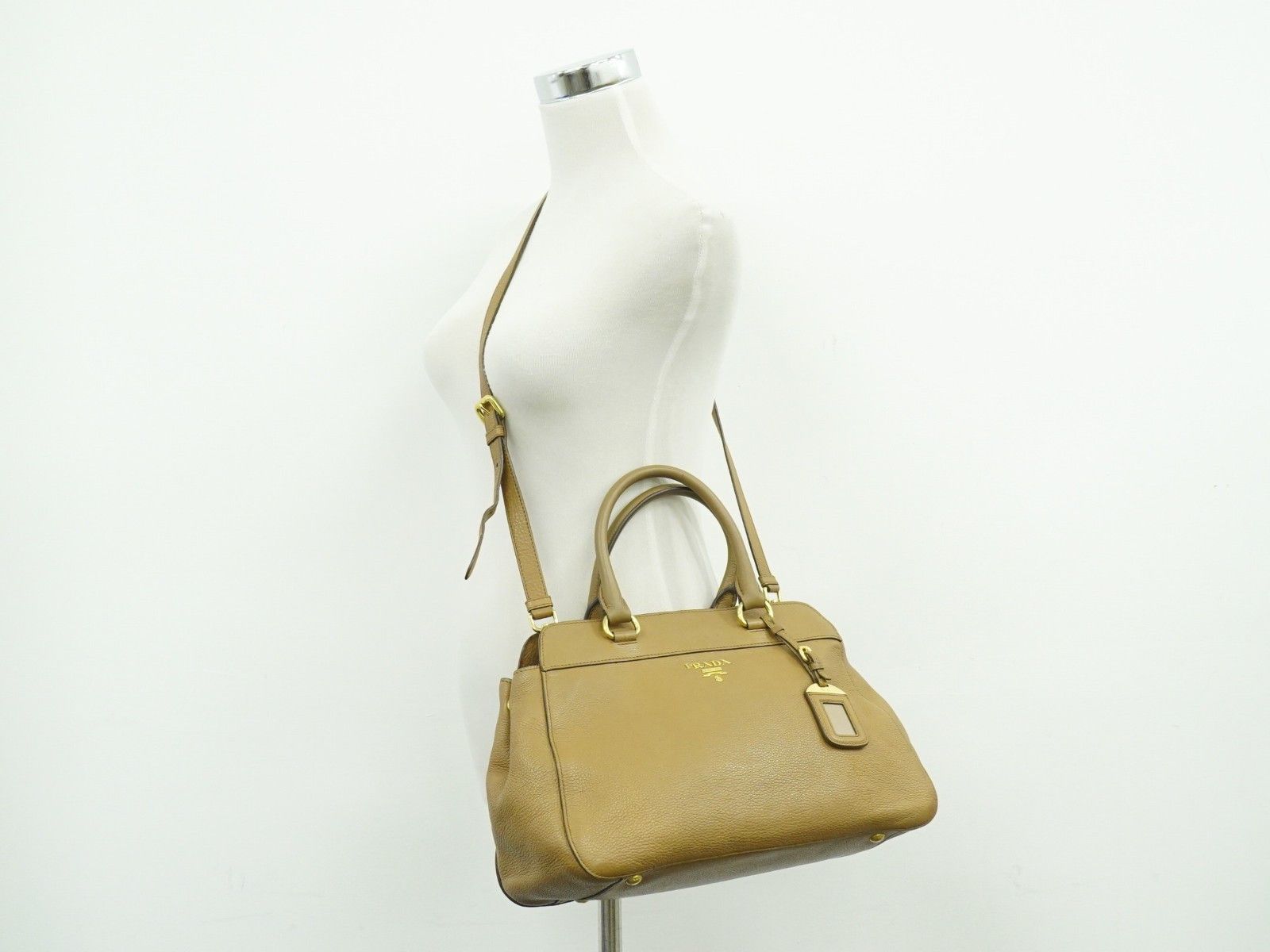 Prada Prada Vintage Handbag Leather Size ONE SIZE - 11 Thumbnail