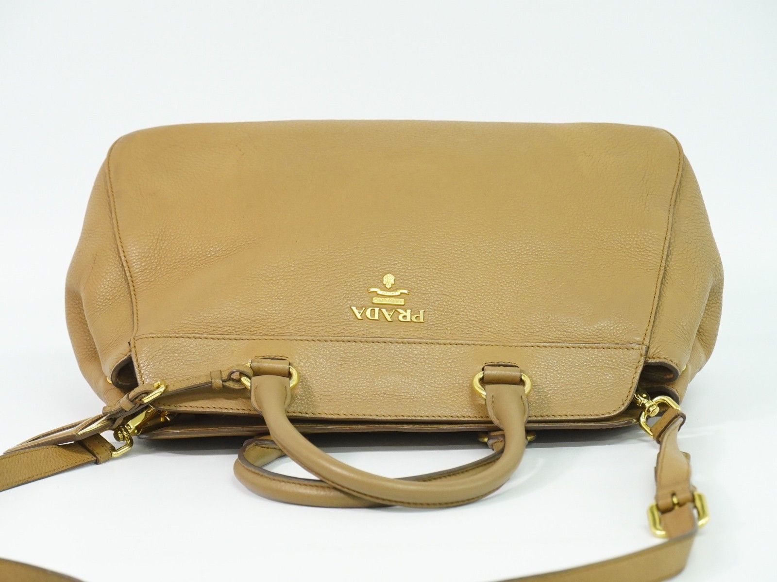 Prada Prada Vintage Handbag Leather Size ONE SIZE - 14 Thumbnail
