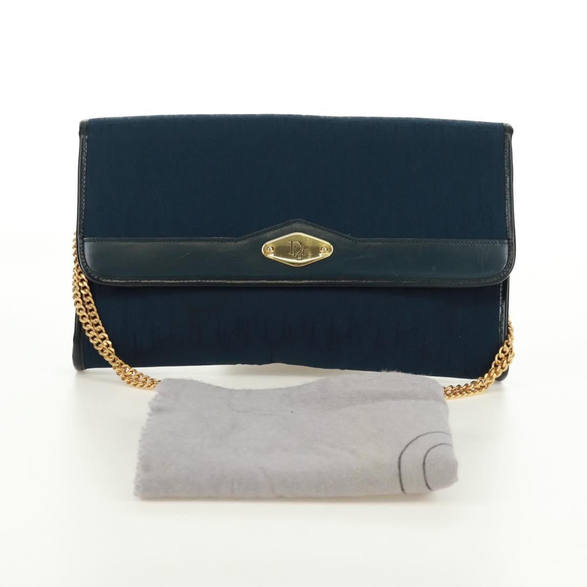 Dior Christian Dior Vintage Chain Flap Diorissimo Canvas Size ONE SIZE - 14 Thumbnail
