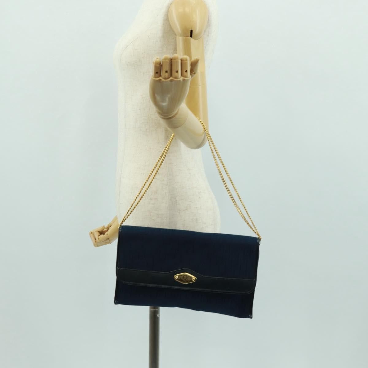 Dior Christian Dior Vintage Chain Flap Diorissimo Canvas Size ONE SIZE - 15 Thumbnail