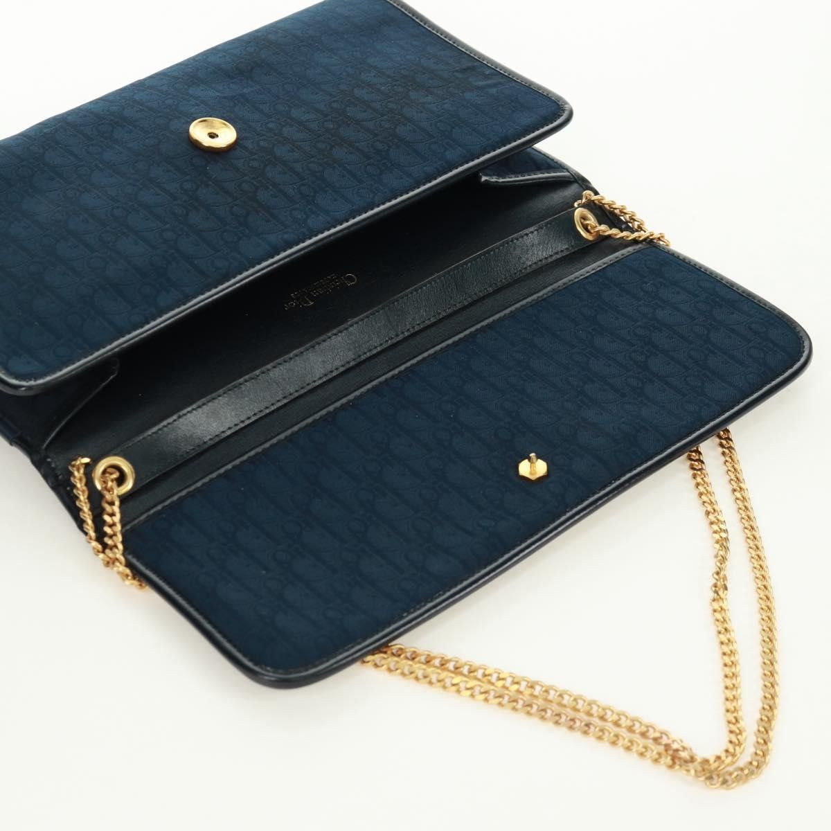 Dior Christian Dior Vintage Chain Flap Diorissimo Canvas Size ONE SIZE - 13 Thumbnail