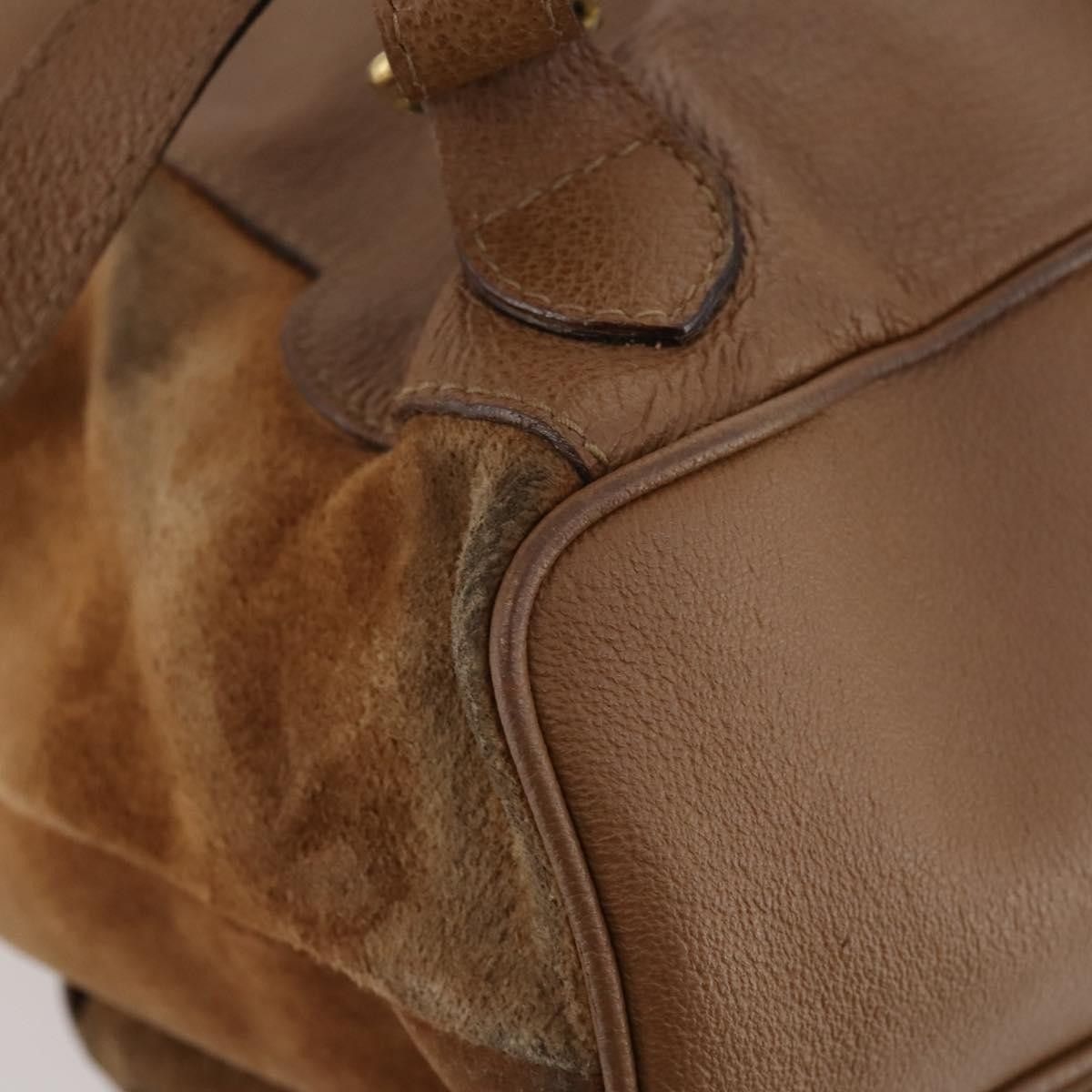 Gucci Gucci Vintage Bamboo Suede and Leather Size ONE SIZE - 11 Thumbnail