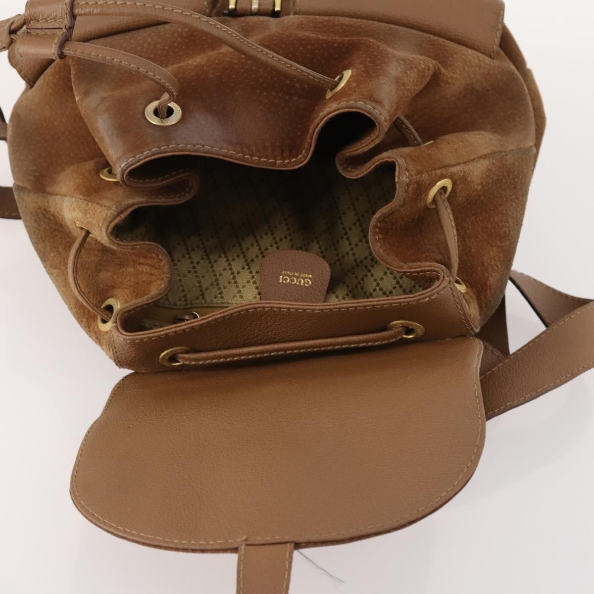 Gucci Gucci Vintage Bamboo Suede and Leather Size ONE SIZE - 20 Thumbnail