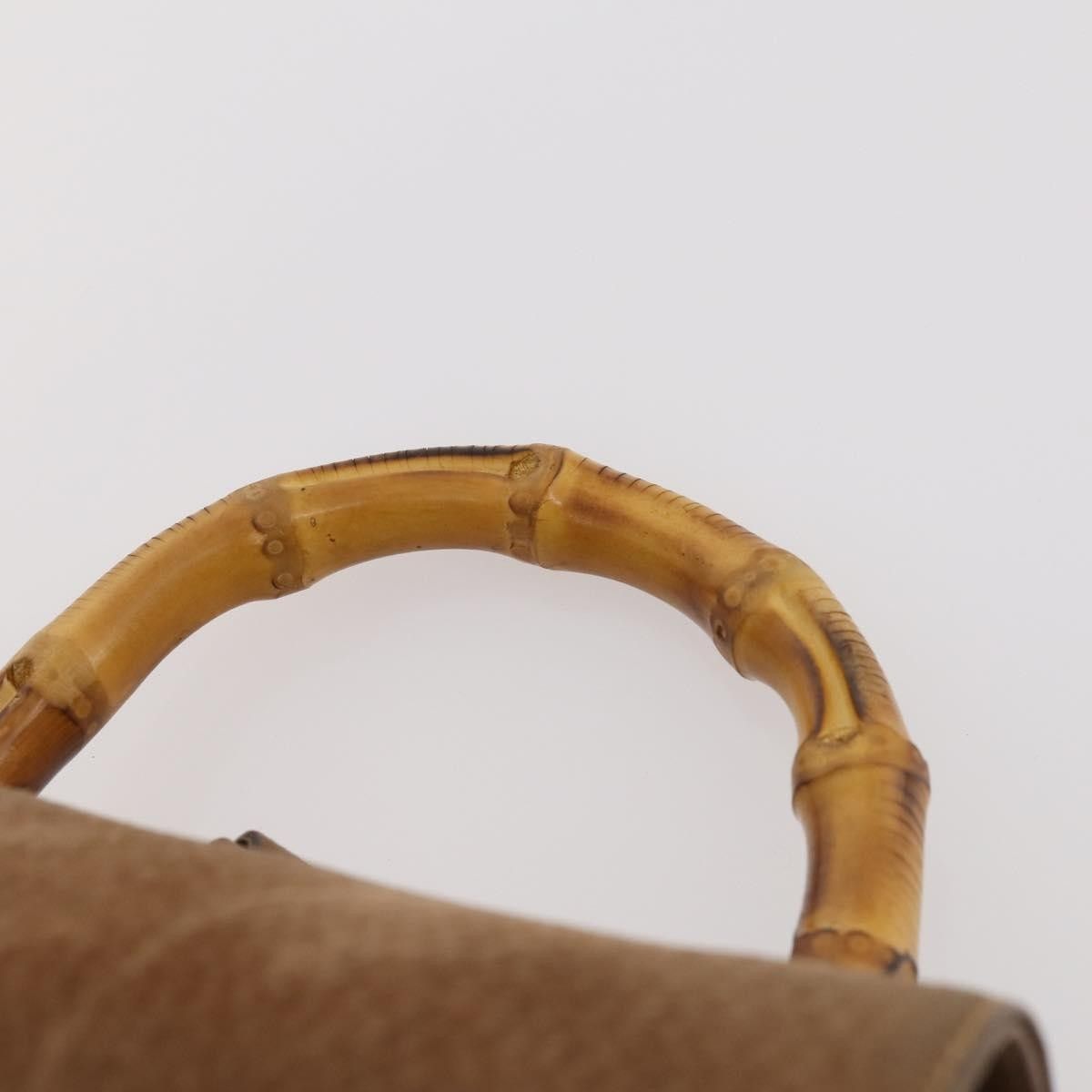 Gucci Gucci Vintage Bamboo Suede and Leather Size ONE SIZE - 14 Thumbnail