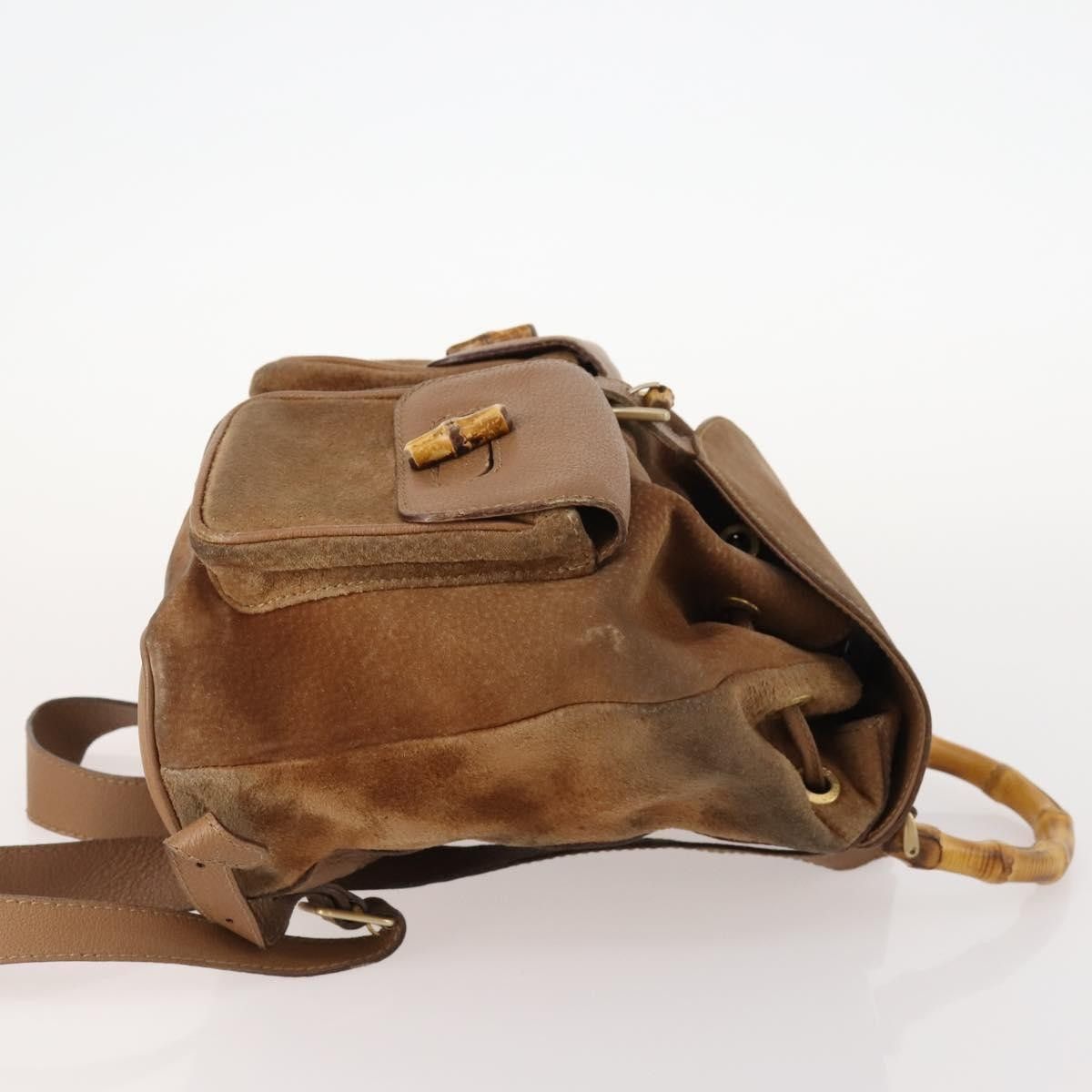 Gucci Gucci Vintage Bamboo Suede and Leather Size ONE SIZE - 3 Thumbnail