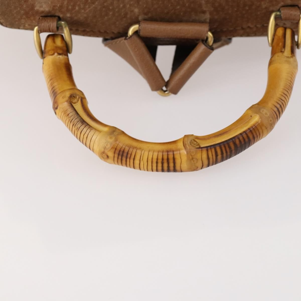 Gucci Gucci Vintage Bamboo Suede and Leather Size ONE SIZE - 7 Thumbnail