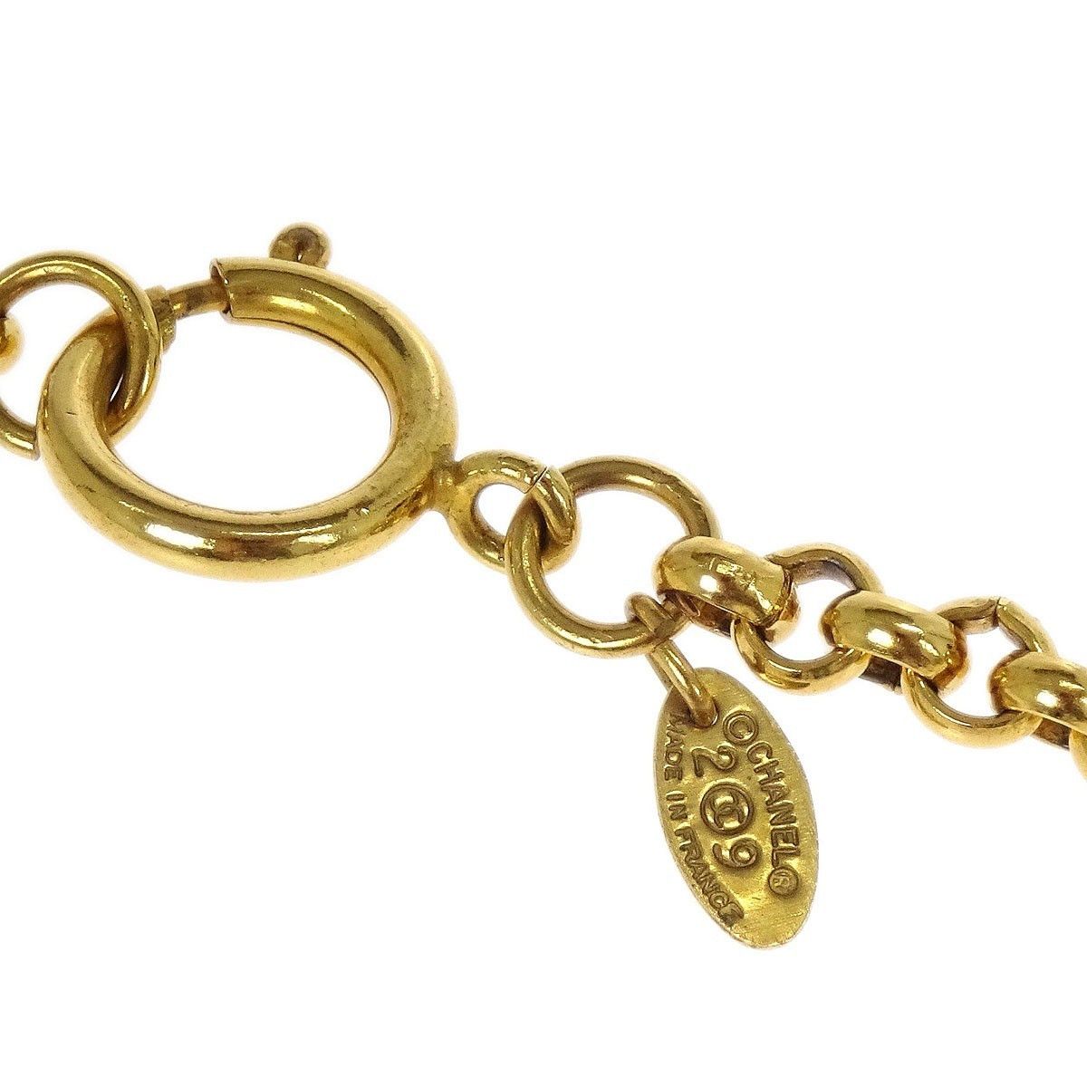 Chanel Chanel Vintage CC Pendent Necklace Plated Metal Size ONE SIZE - 4 Thumbnail