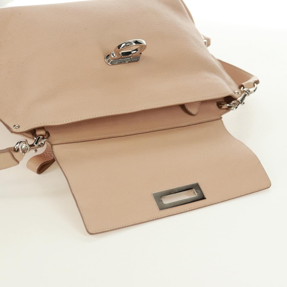 Salvatore Ferragamo Salvatore Ferragamo Sofia Satchel Grainy Leather Size ONE SIZE - 22 Thumbnail