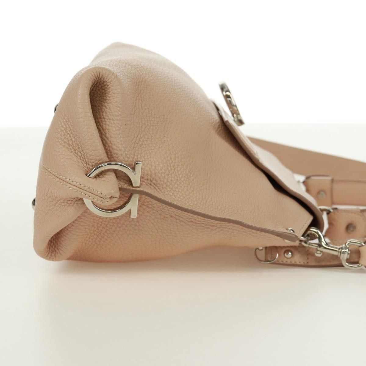 Salvatore Ferragamo Salvatore Ferragamo Sofia Satchel Grainy Leather Size ONE SIZE - 4 Thumbnail