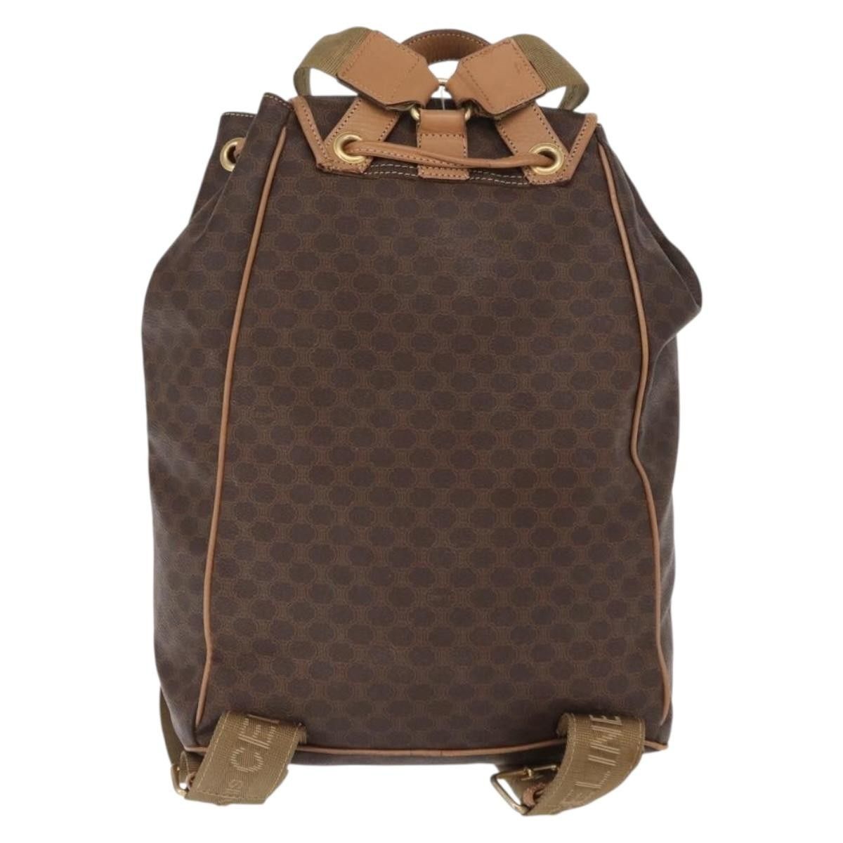 Celine Celine Vintage Macadam Backpack Canvas and Leather Size ONE SIZE - 2 Thumbnail