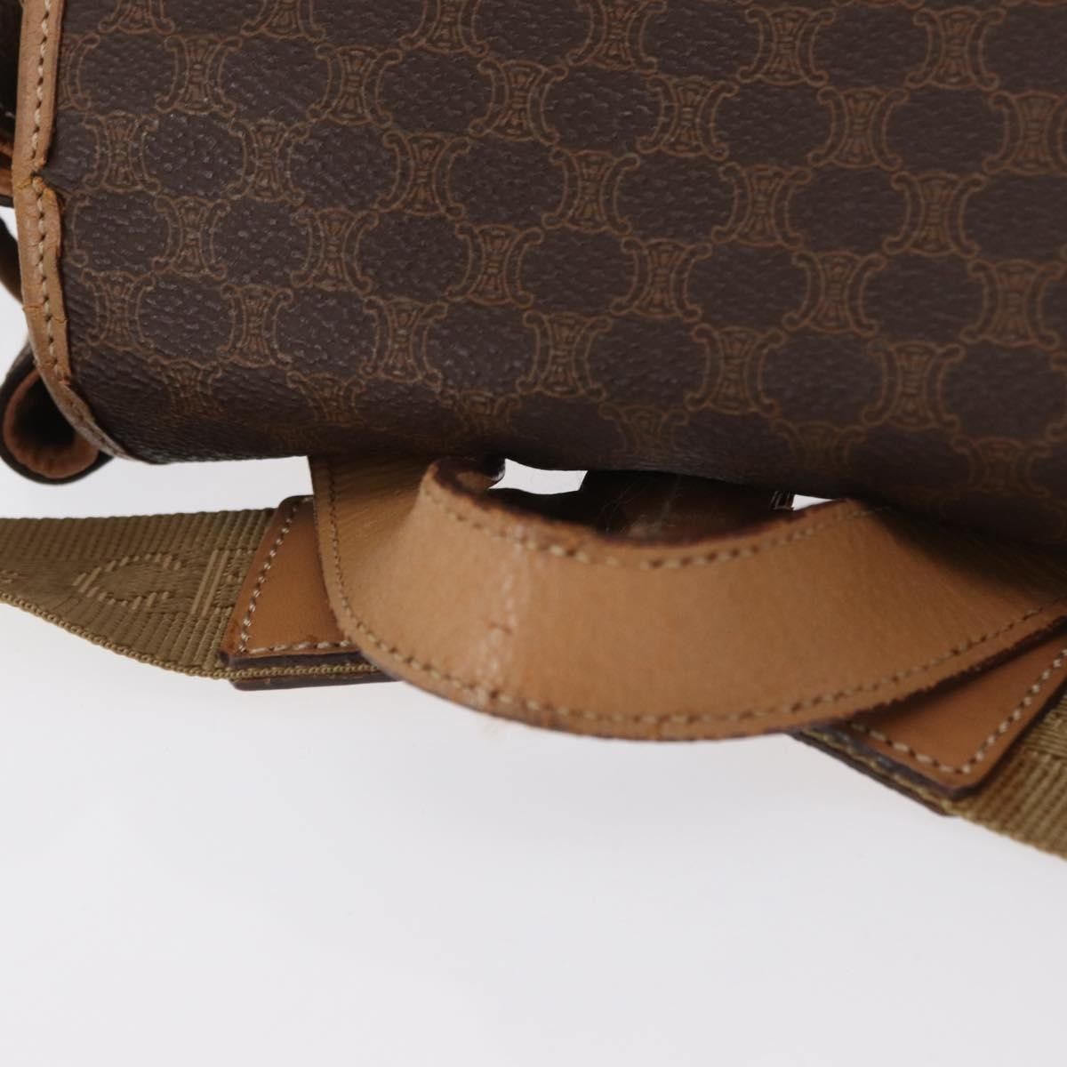 Celine Celine Vintage Macadam Backpack Canvas and Leather Size ONE SIZE - 16 Thumbnail