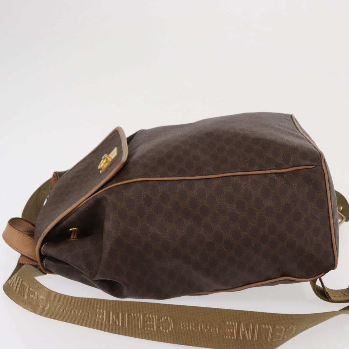 Celine Celine Vintage Macadam Backpack Canvas and Leather Size ONE SIZE - 4 Thumbnail