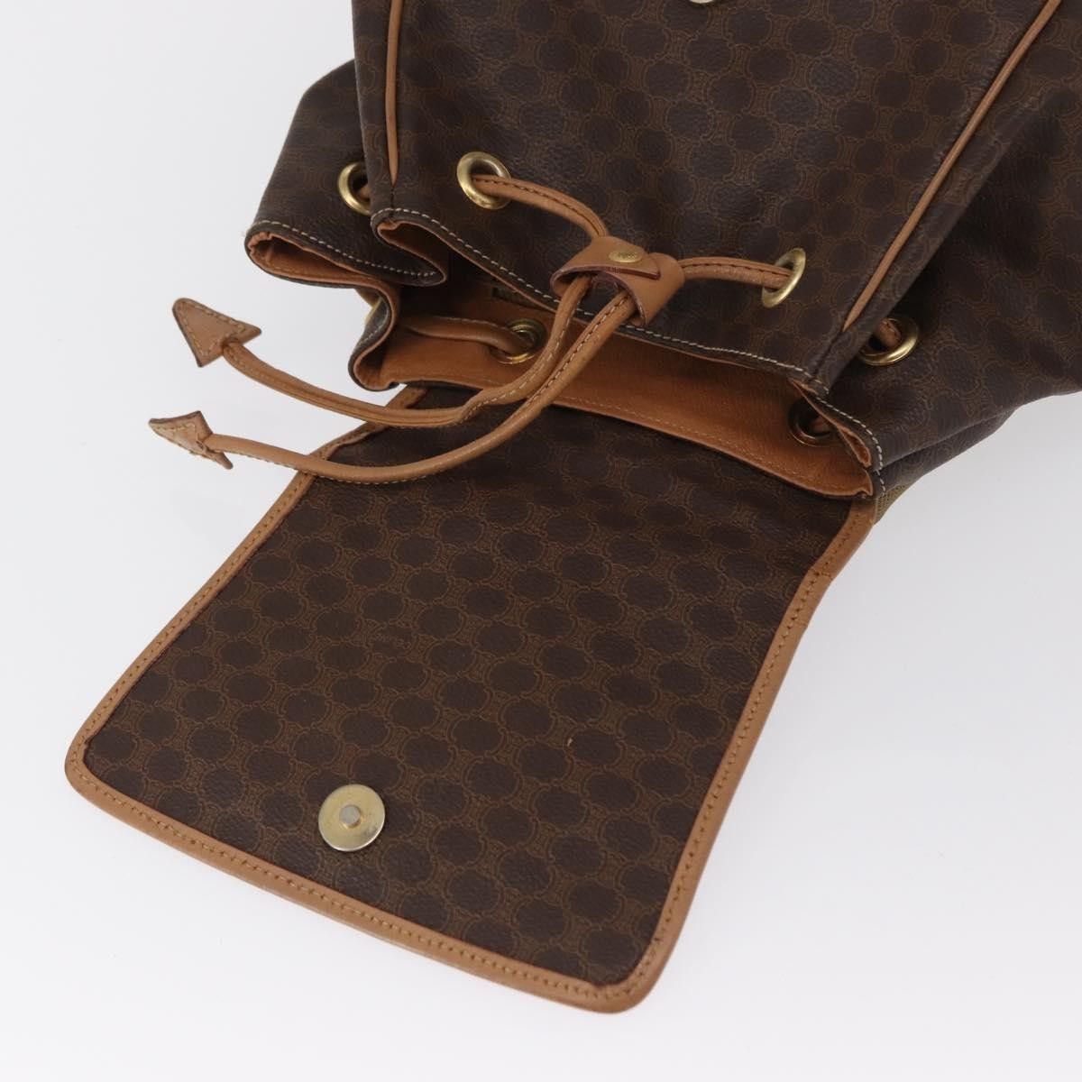 Celine Celine Vintage Macadam Backpack Canvas and Leather Size ONE SIZE - 21 Thumbnail