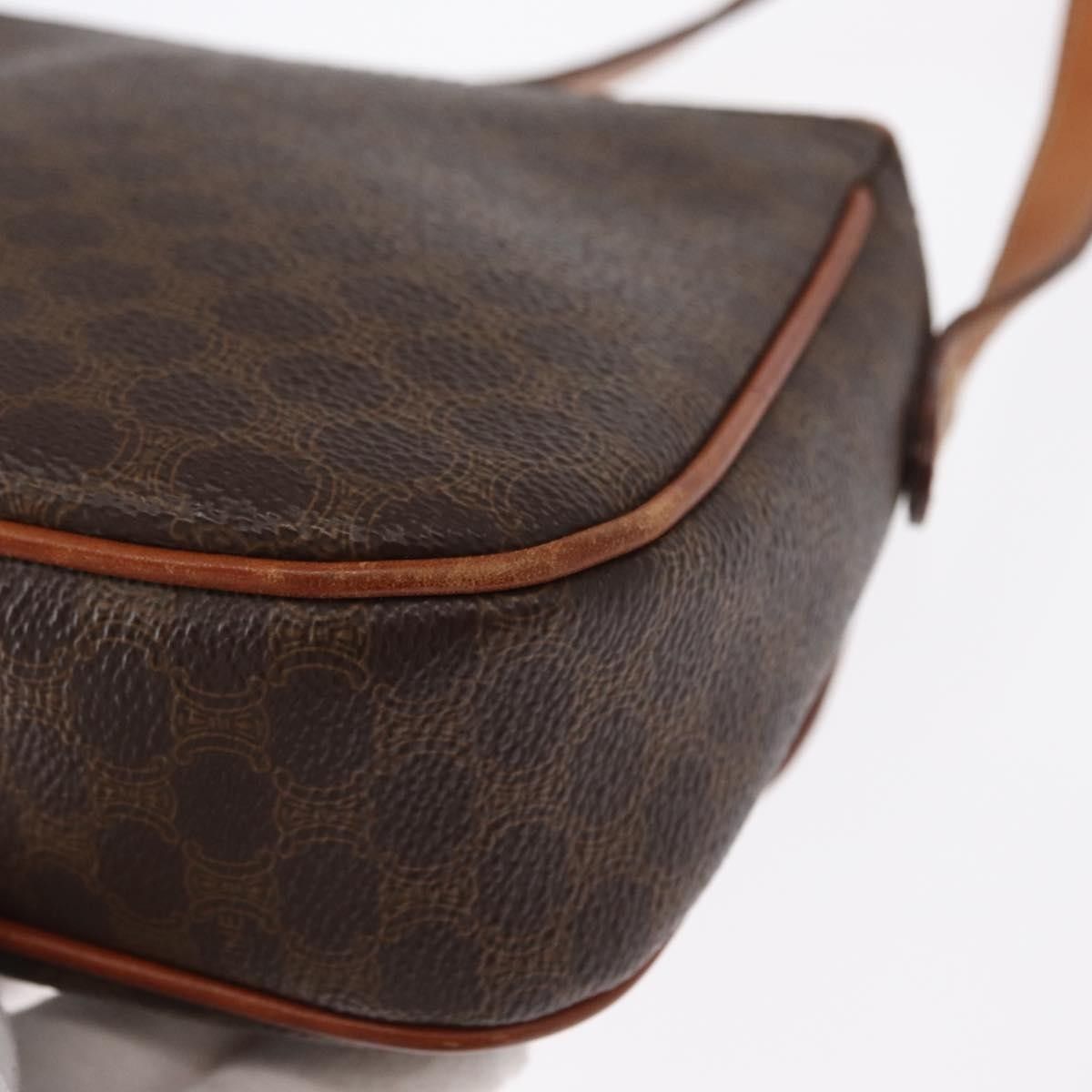 Celine Celine Vintage Macadam Shoulder Bag Canvas and Leather Size ONE SIZE - 11 Thumbnail