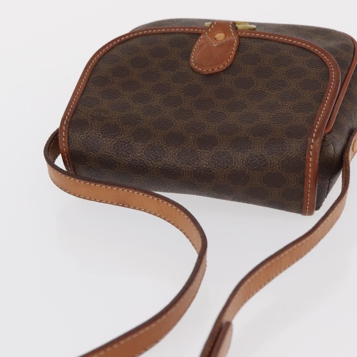 Celine Celine Vintage Macadam Shoulder Bag Canvas and Leather Size ONE SIZE - 13 Thumbnail