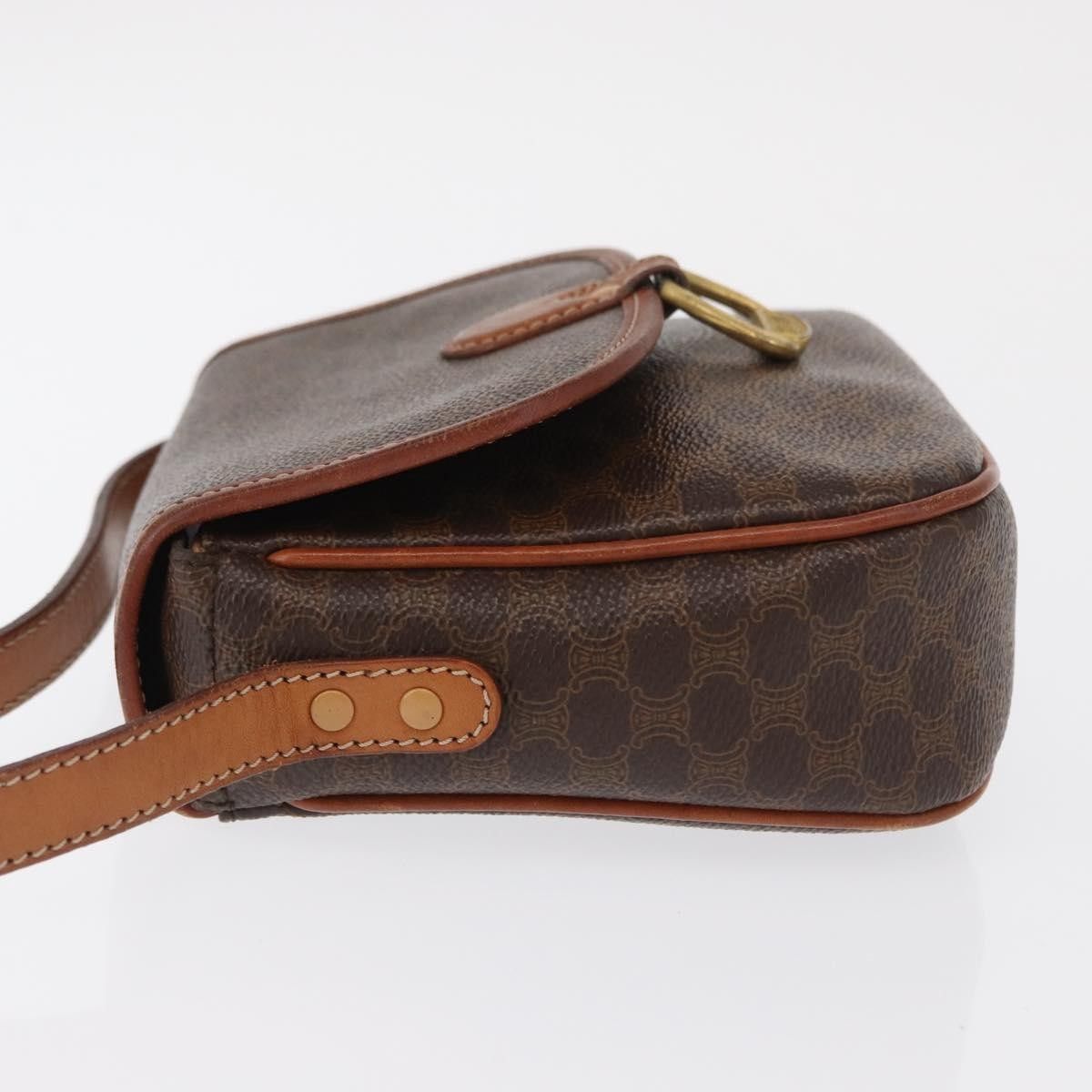 Celine Celine Vintage Macadam Shoulder Bag Canvas and Leather Size ONE SIZE - 4 Thumbnail