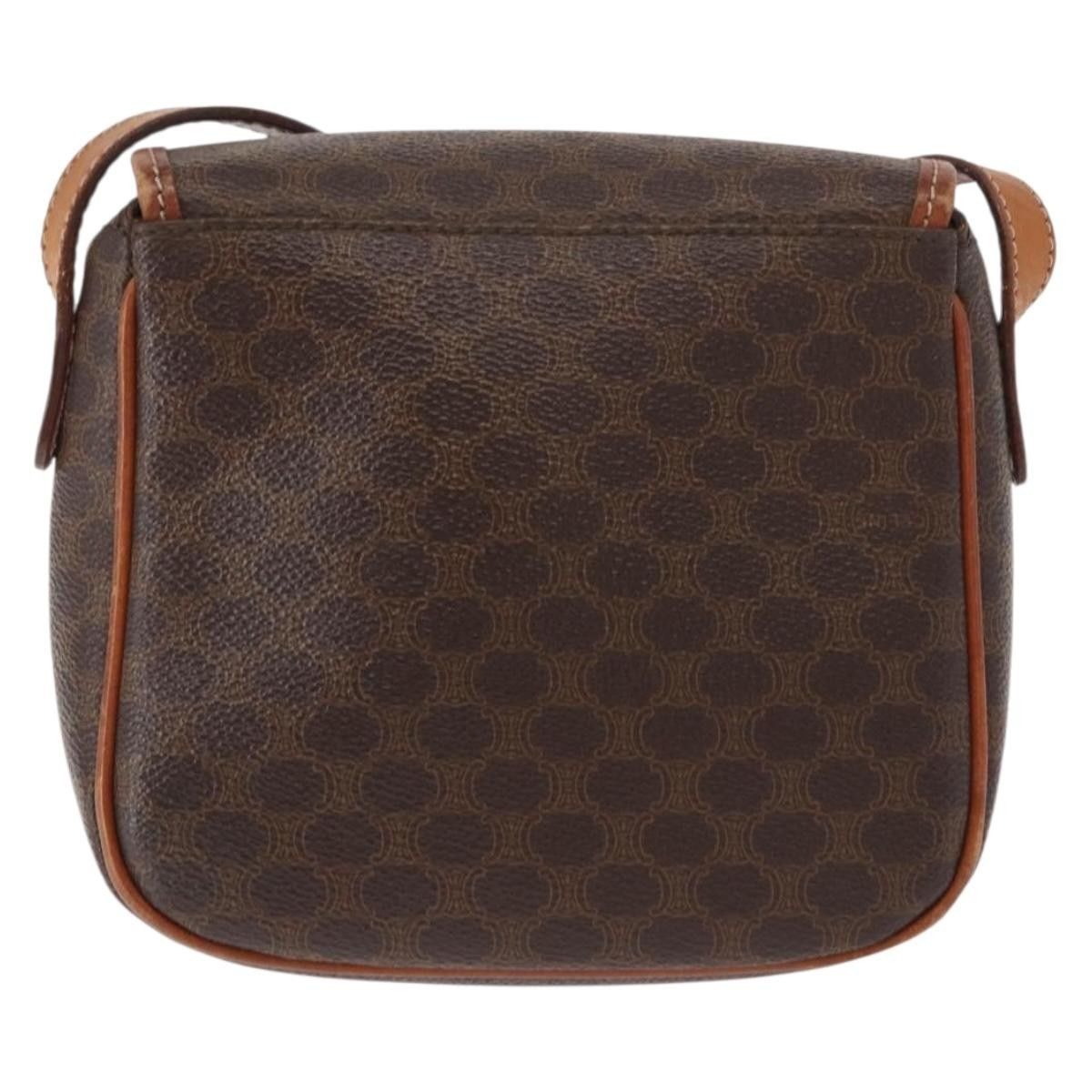Celine Celine Vintage Macadam Shoulder Bag Canvas and Leather Size ONE SIZE - 2 Thumbnail