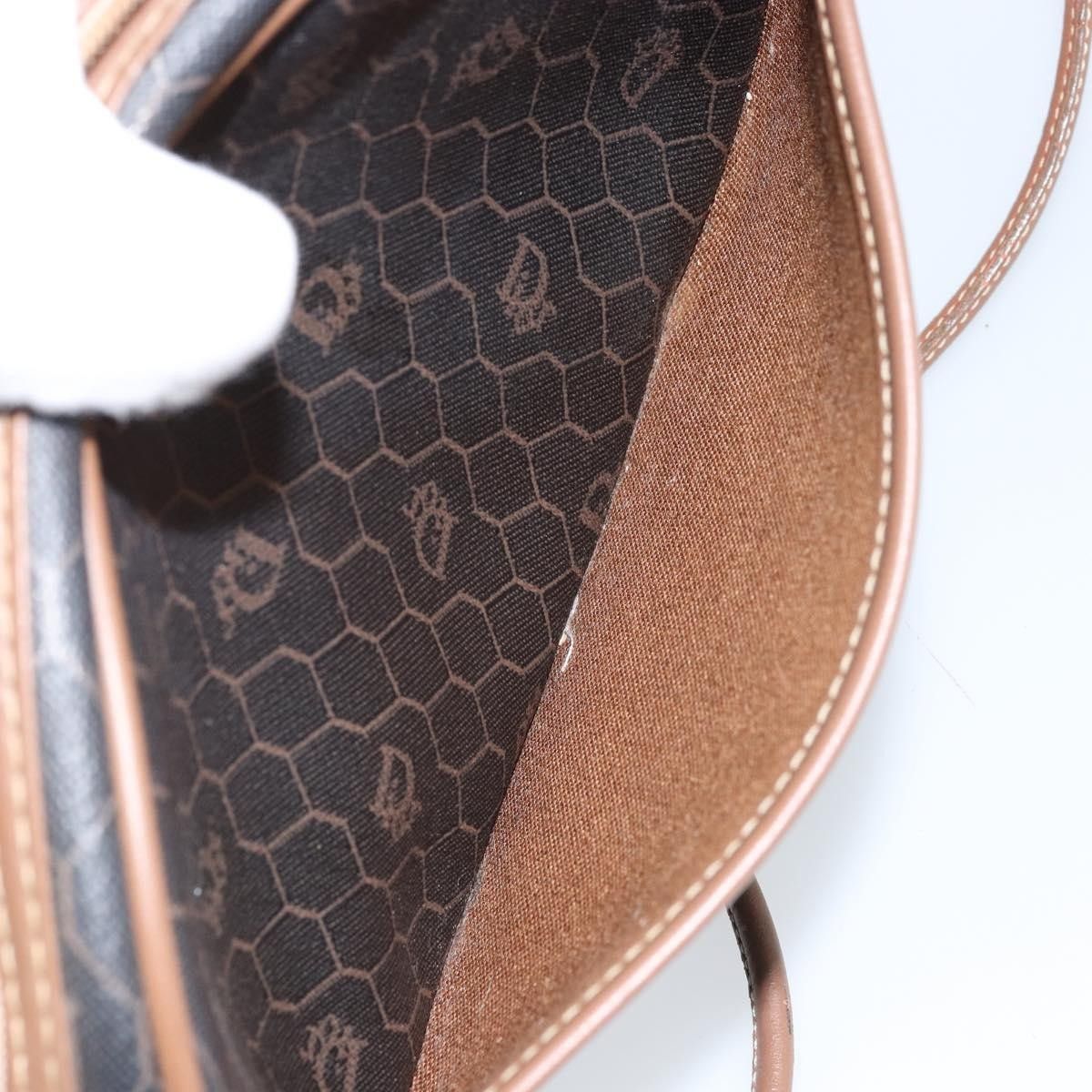 Dior Christian Dior Vintage Honeycomb Canvas and Leather Size ONE SIZE - 21 Thumbnail