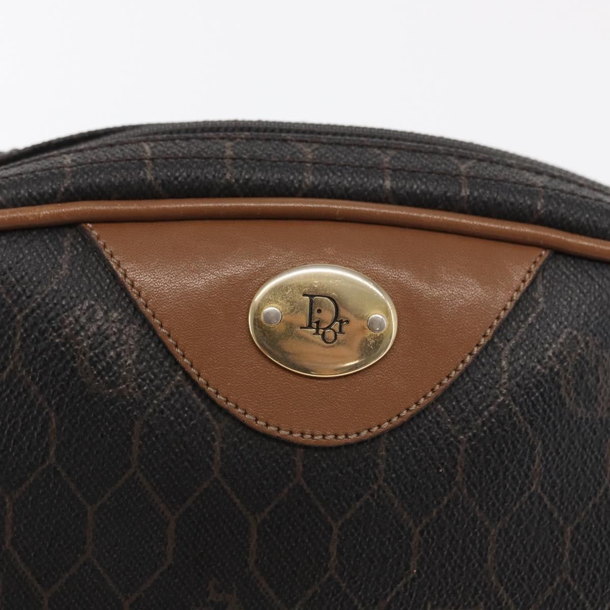 Dior Christian Dior Vintage Honeycomb Canvas and Leather Size ONE SIZE - 12 Thumbnail