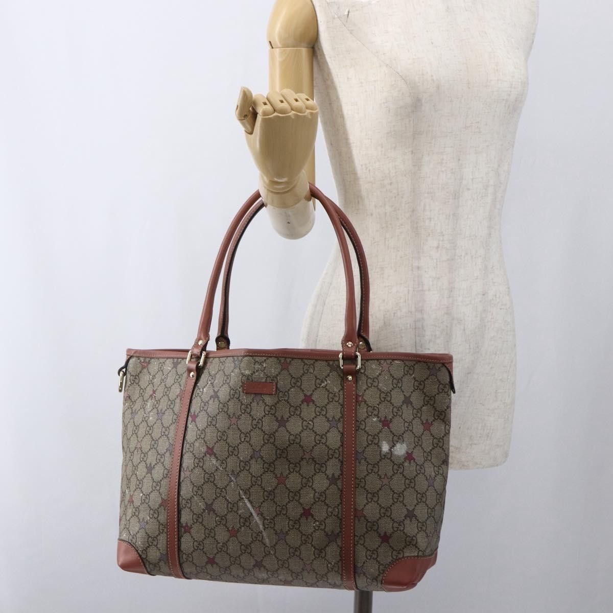 Gucci Gucci Joy Plus Tote GG Coated Canvas with Leather Size ONE SIZE - 14 Thumbnail