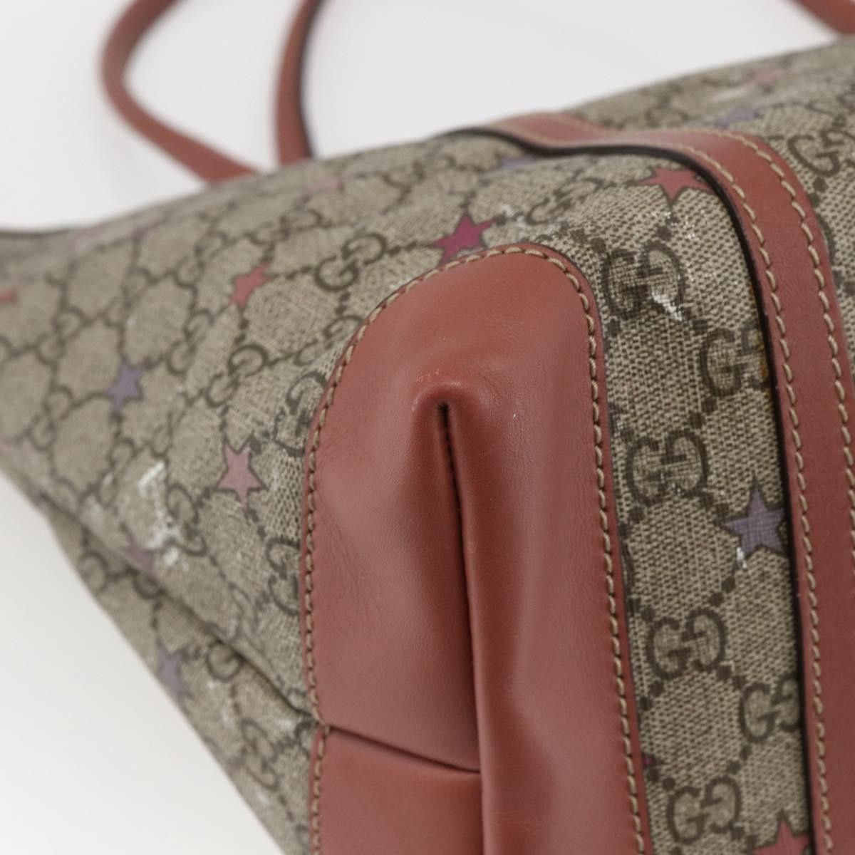 Gucci Gucci Joy Plus Tote GG Coated Canvas with Leather Size ONE SIZE - 12 Thumbnail