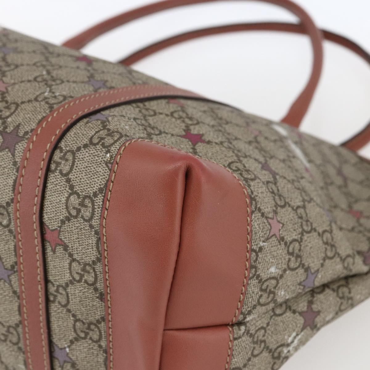 Gucci Gucci Joy Plus Tote GG Coated Canvas with Leather Size ONE SIZE - 9 Thumbnail