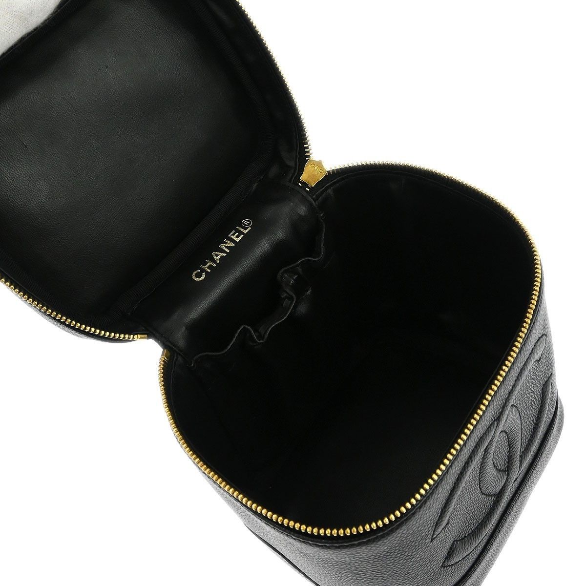 Chanel Chanel Vintage Timeless Cosmetic Case Caviar Size ONE SIZE - 9 Thumbnail