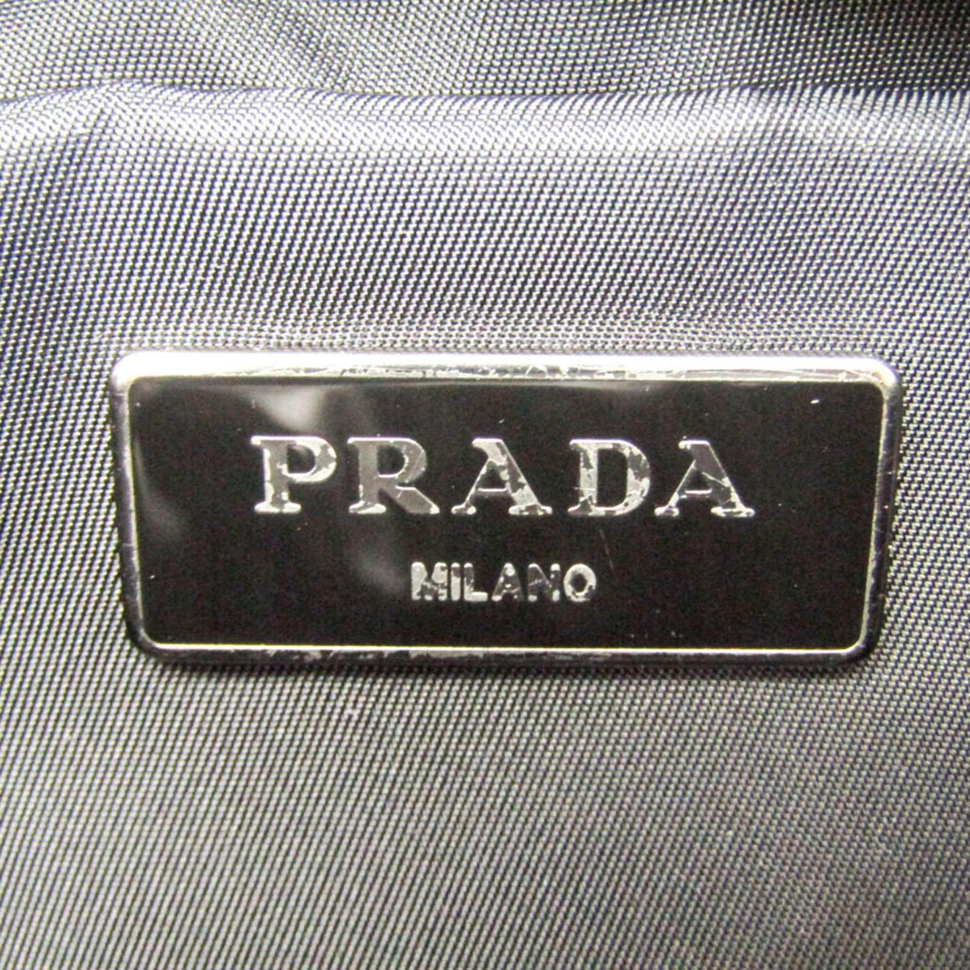 Prada Prada Convertible Double Tote Nappa Leather and Tessuto Size ONE SIZE - 4 Thumbnail