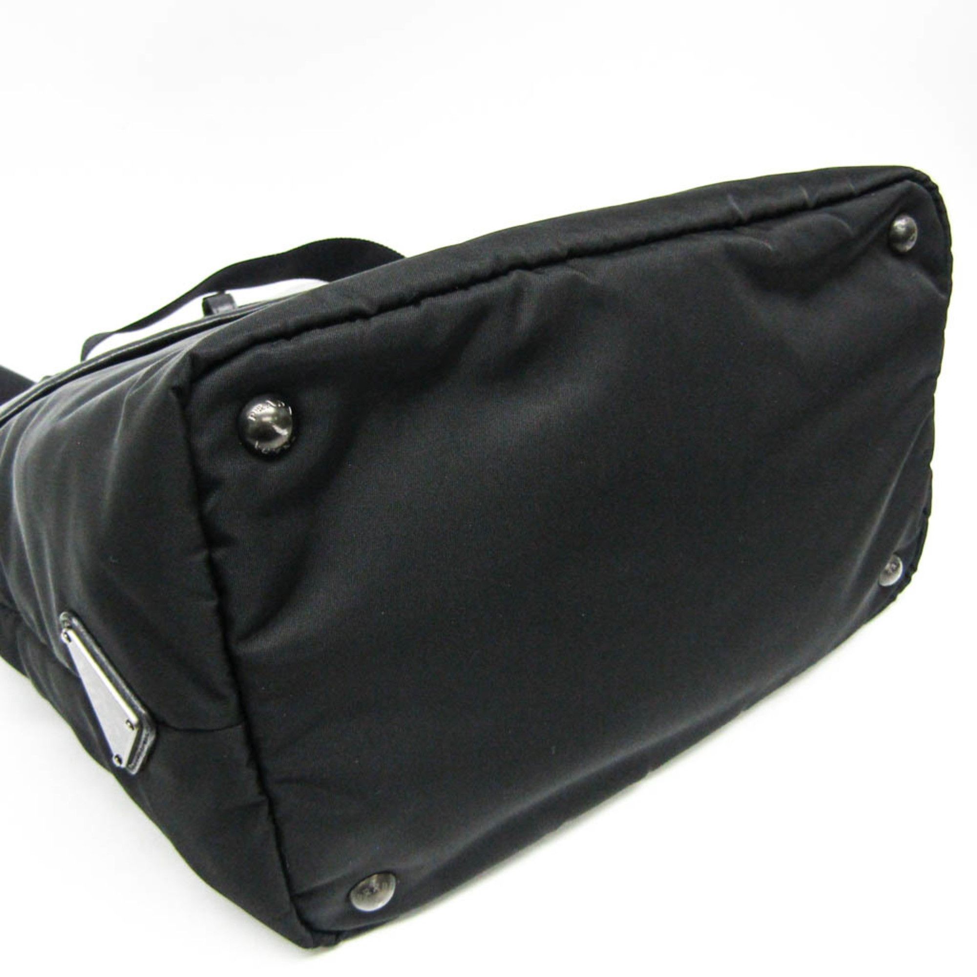 Prada Prada Convertible Double Tote Nappa Leather and Tessuto Size ONE SIZE - 6 Thumbnail