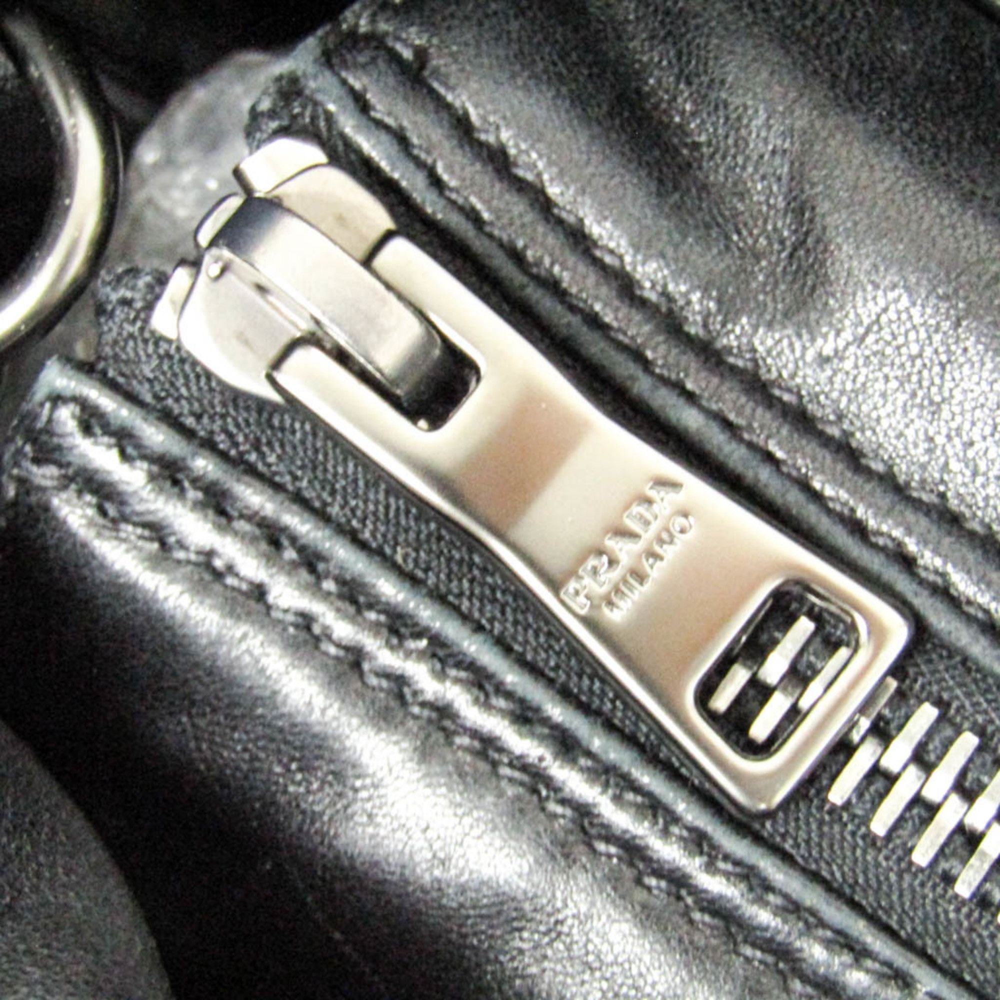 Prada Prada Convertible Double Tote Nappa Leather and Tessuto Size ONE SIZE - 8 Thumbnail