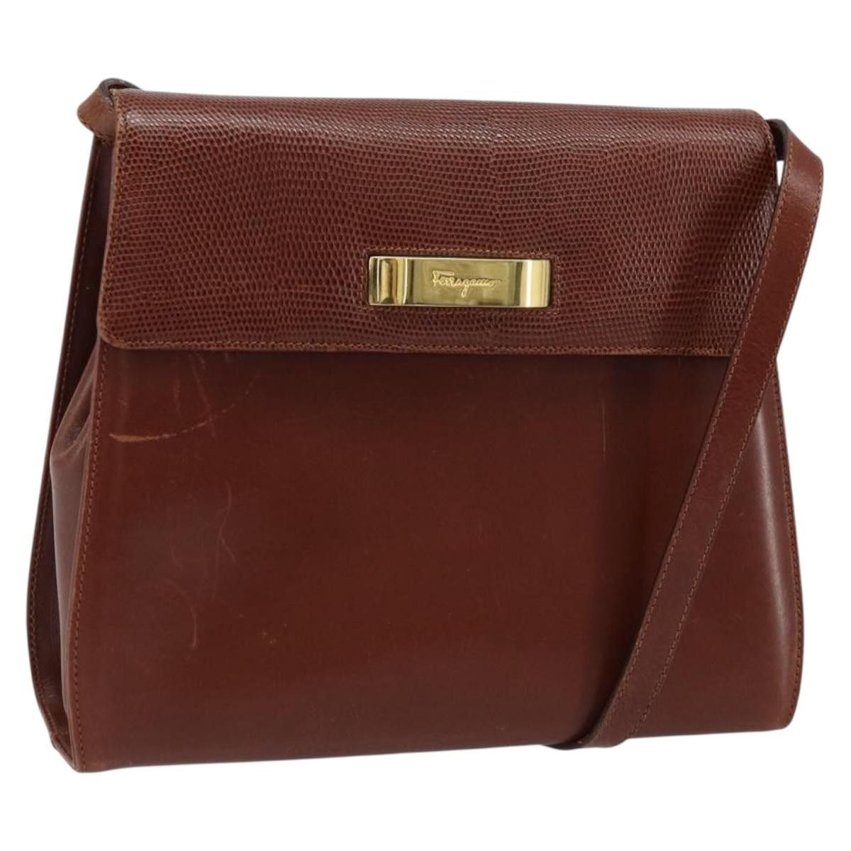 Salvatore Ferragamo Salvatore Ferragamo Gancini Leather Size ONE SIZE - 18 Thumbnail