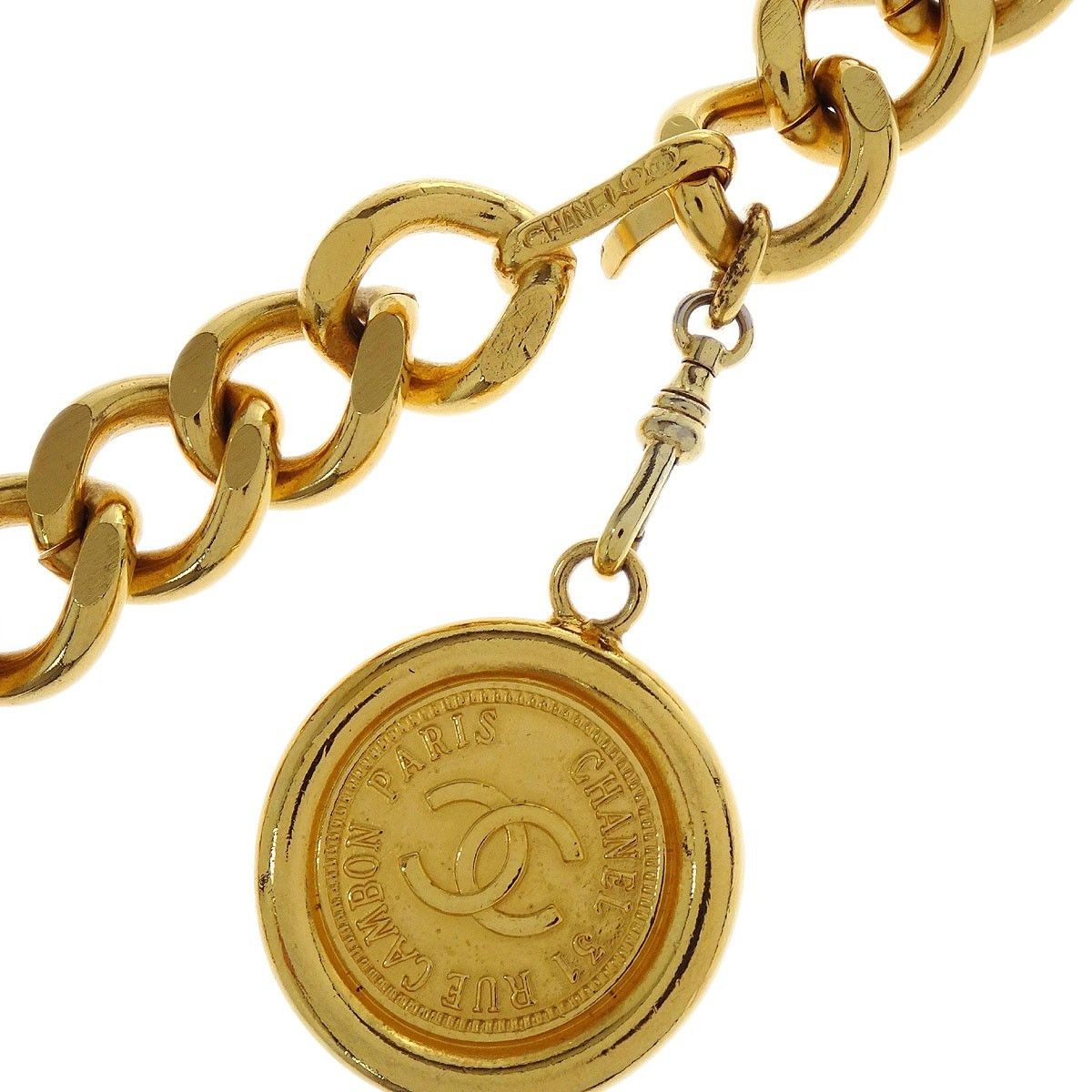 Chanel Chanel Vintage Medallion Chain Belt Metal Size ONE SIZE - 2 Thumbnail