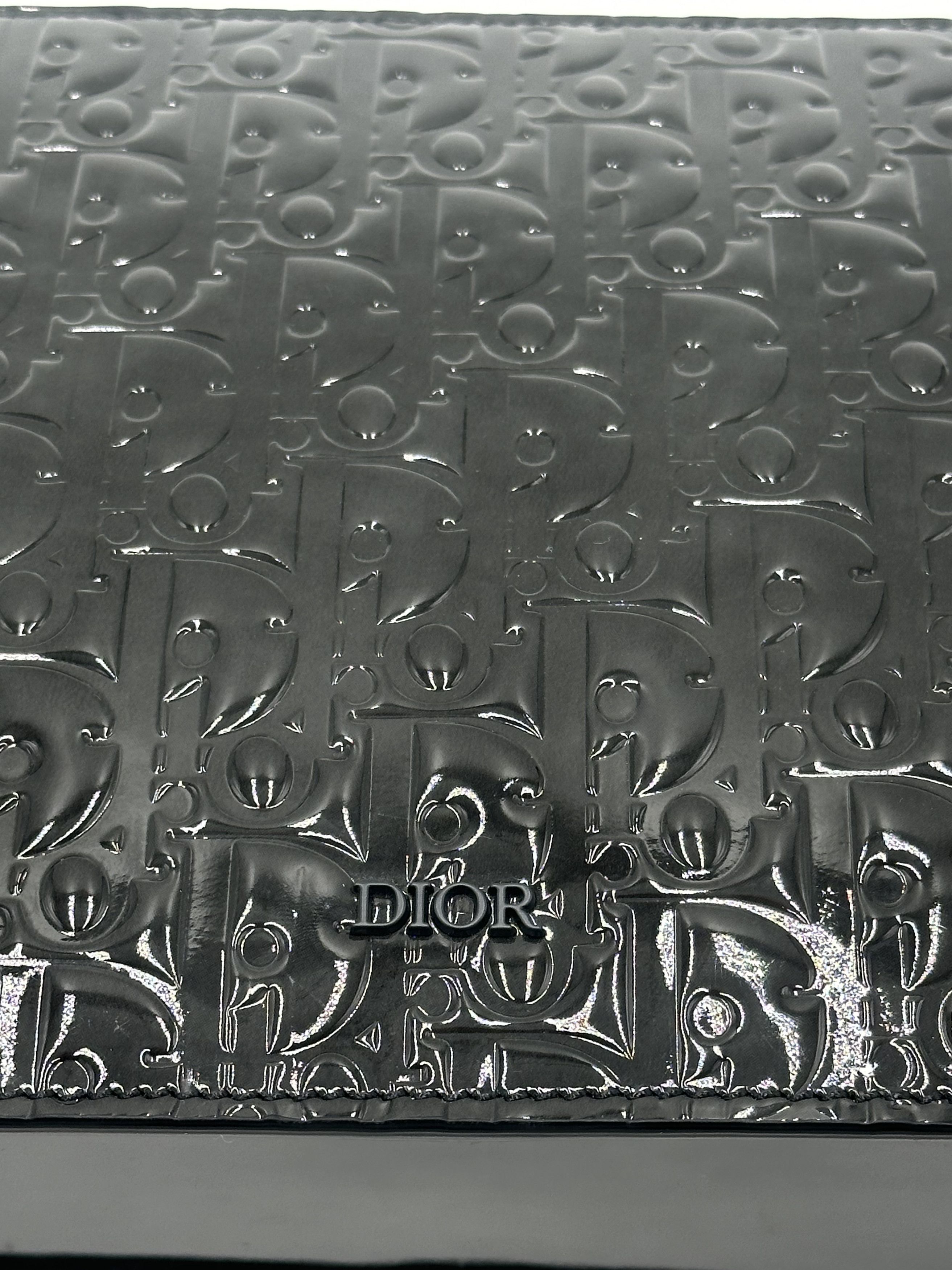 Dior Christian Dior Zip Pouch Leather Size ONE SIZE - 3 Thumbnail
