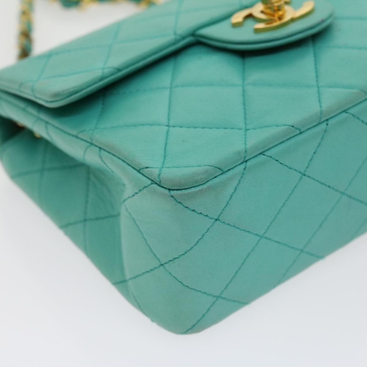 Chanel Chanel Square Classic Single Flap Quilted Lambskin Size ONE SIZE - 16 Thumbnail