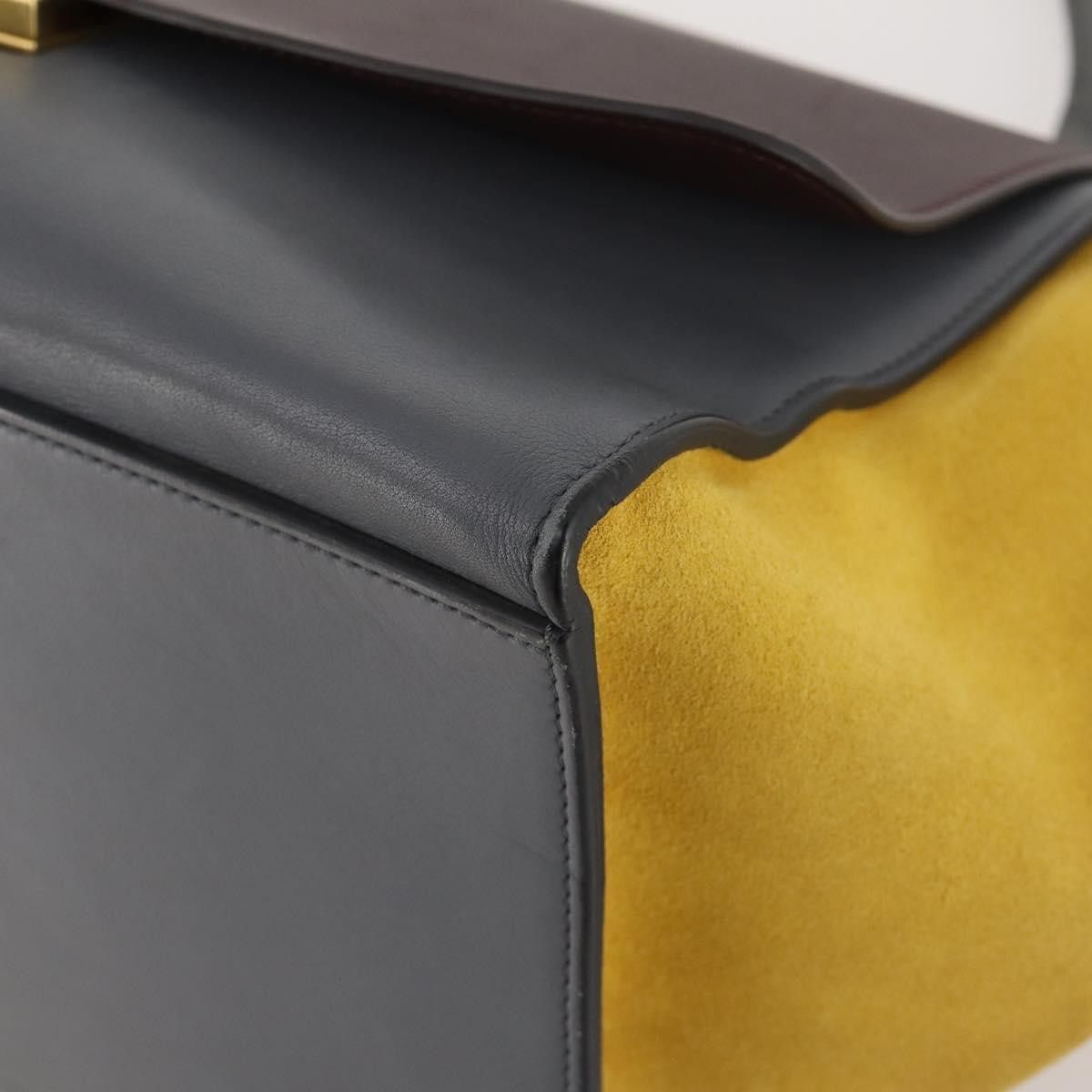 Celine Celine Tricolor Trapeze Bag Leather Size ONE SIZE - 10 Thumbnail