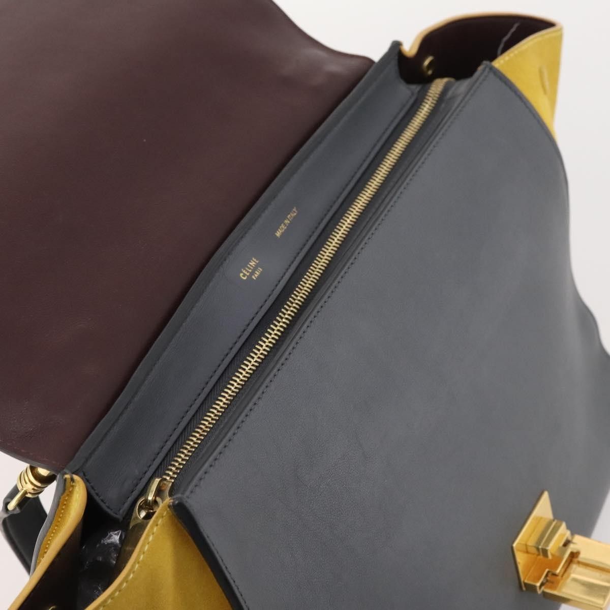 Celine Celine Tricolor Trapeze Bag Leather Size ONE SIZE - 14 Thumbnail