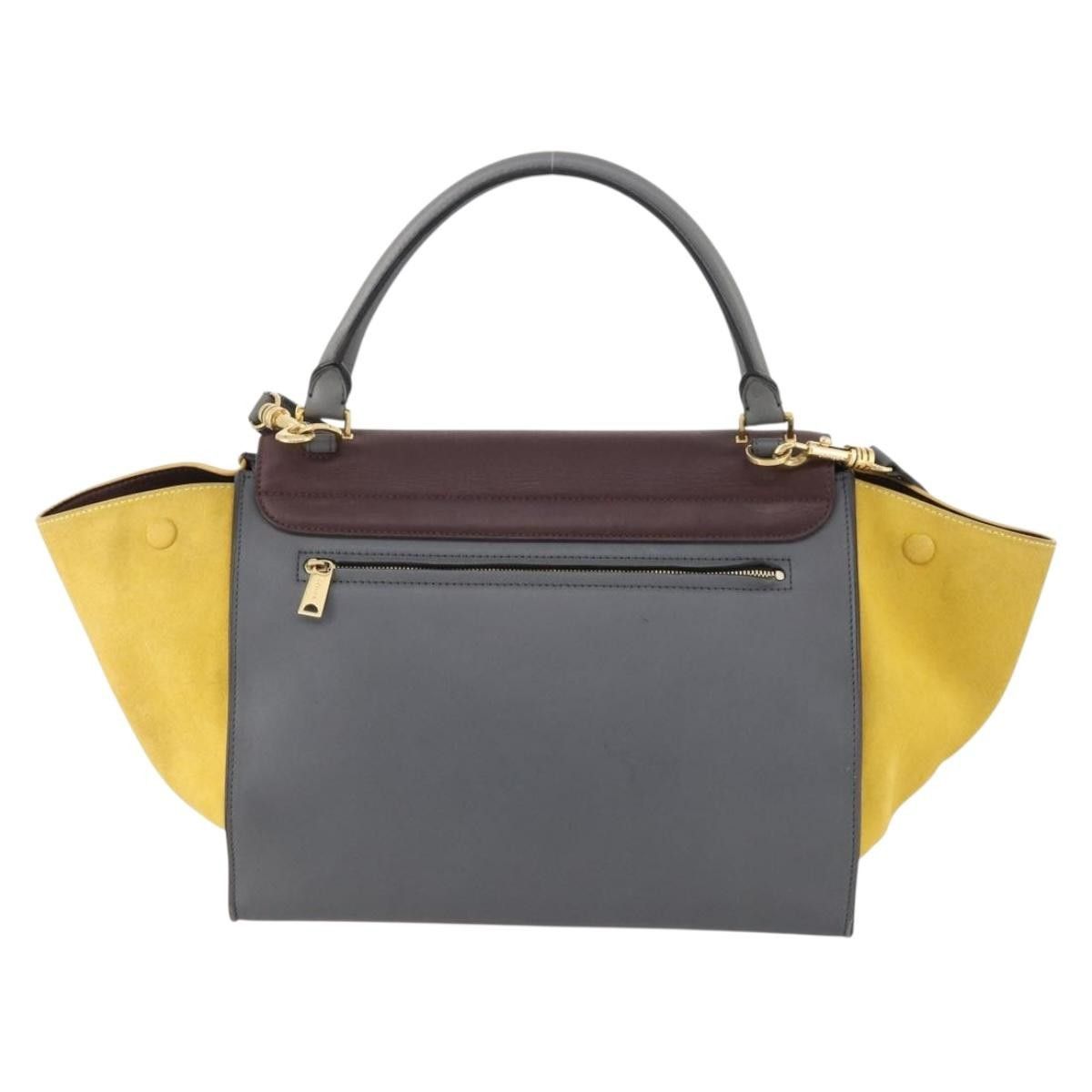 Celine Celine Tricolor Trapeze Bag Leather Size ONE SIZE - 2 Thumbnail