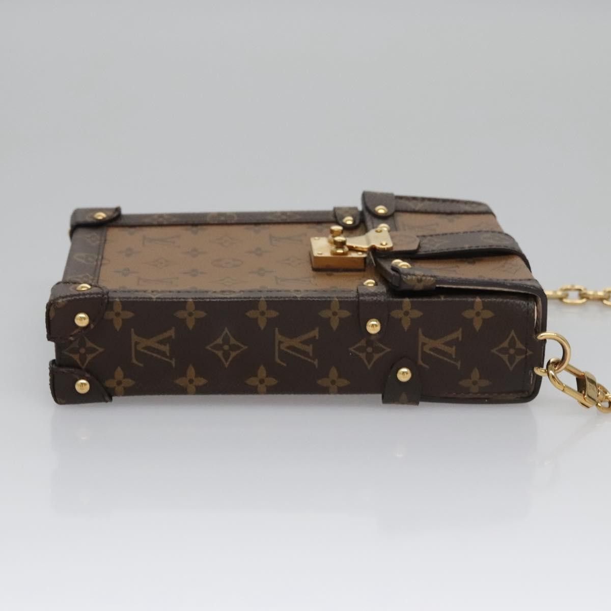 Louis Vuitton Louis Vuitton Vertical Trunk Pochette Reverse Monogram Canvas Size ONE SIZE - 3 Thumbnail