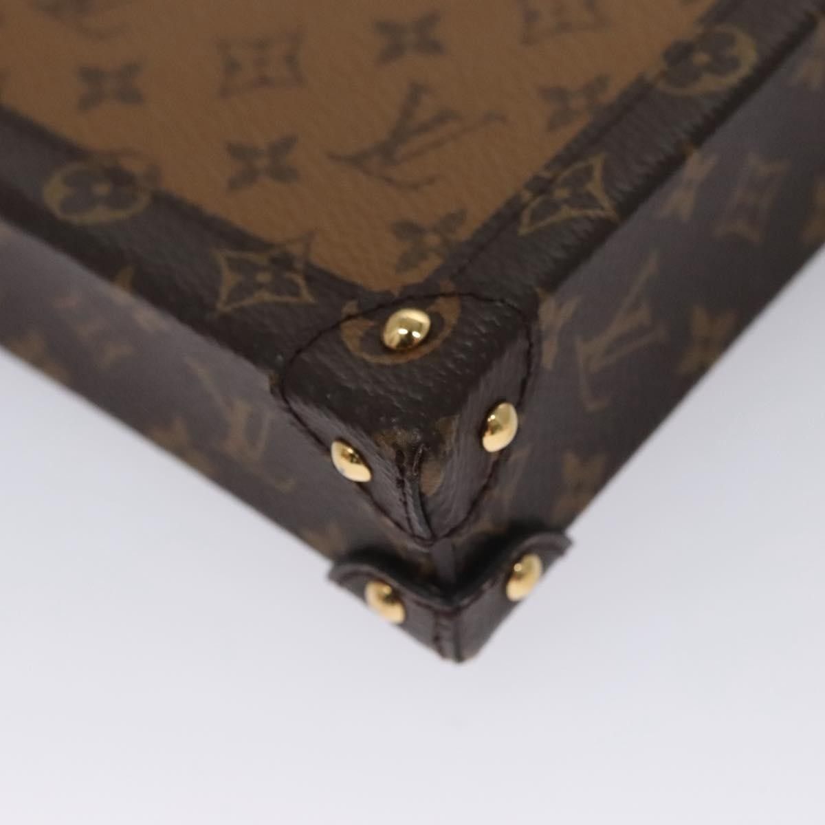 Louis Vuitton Louis Vuitton Vertical Trunk Pochette Reverse Monogram Canvas Size ONE SIZE - 10 Thumbnail