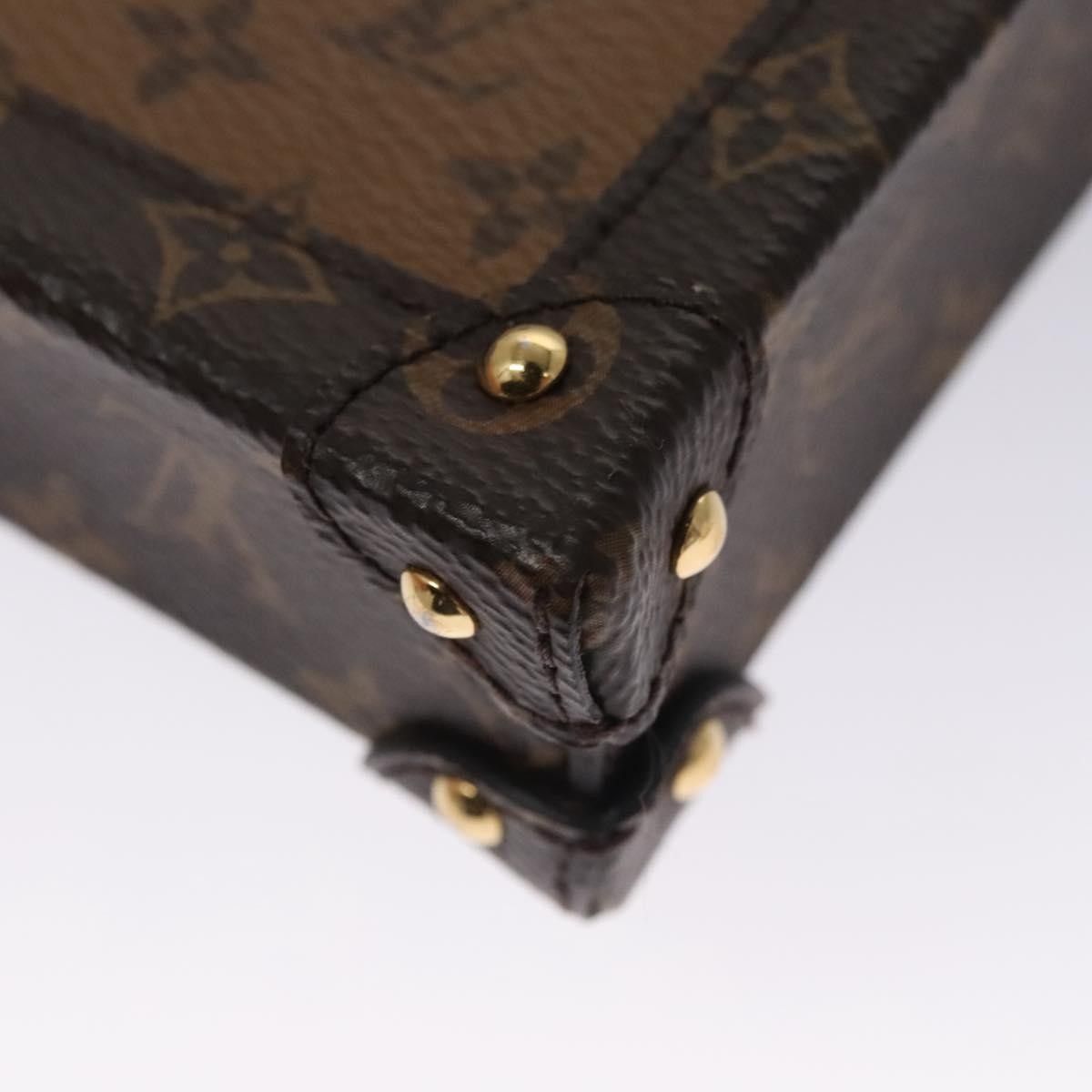 Louis Vuitton Louis Vuitton Vertical Trunk Pochette Reverse Monogram Canvas Size ONE SIZE - 12 Thumbnail