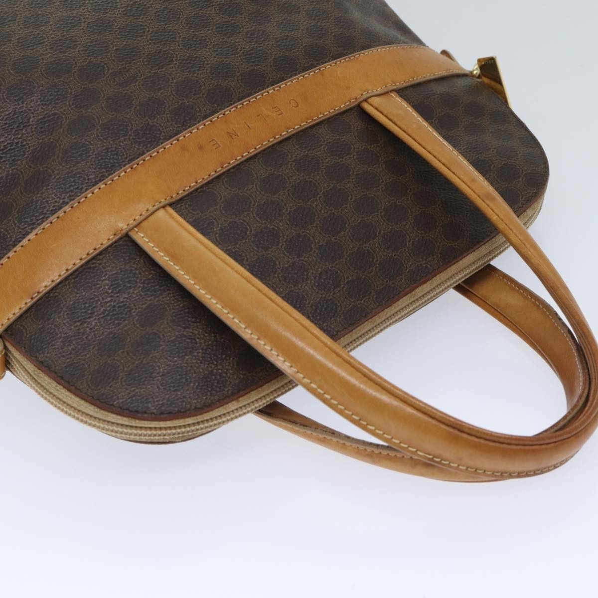 Celine Celine Vintage Macadam Handbag Canvas and Leather Size ONE SIZE - 16 Thumbnail