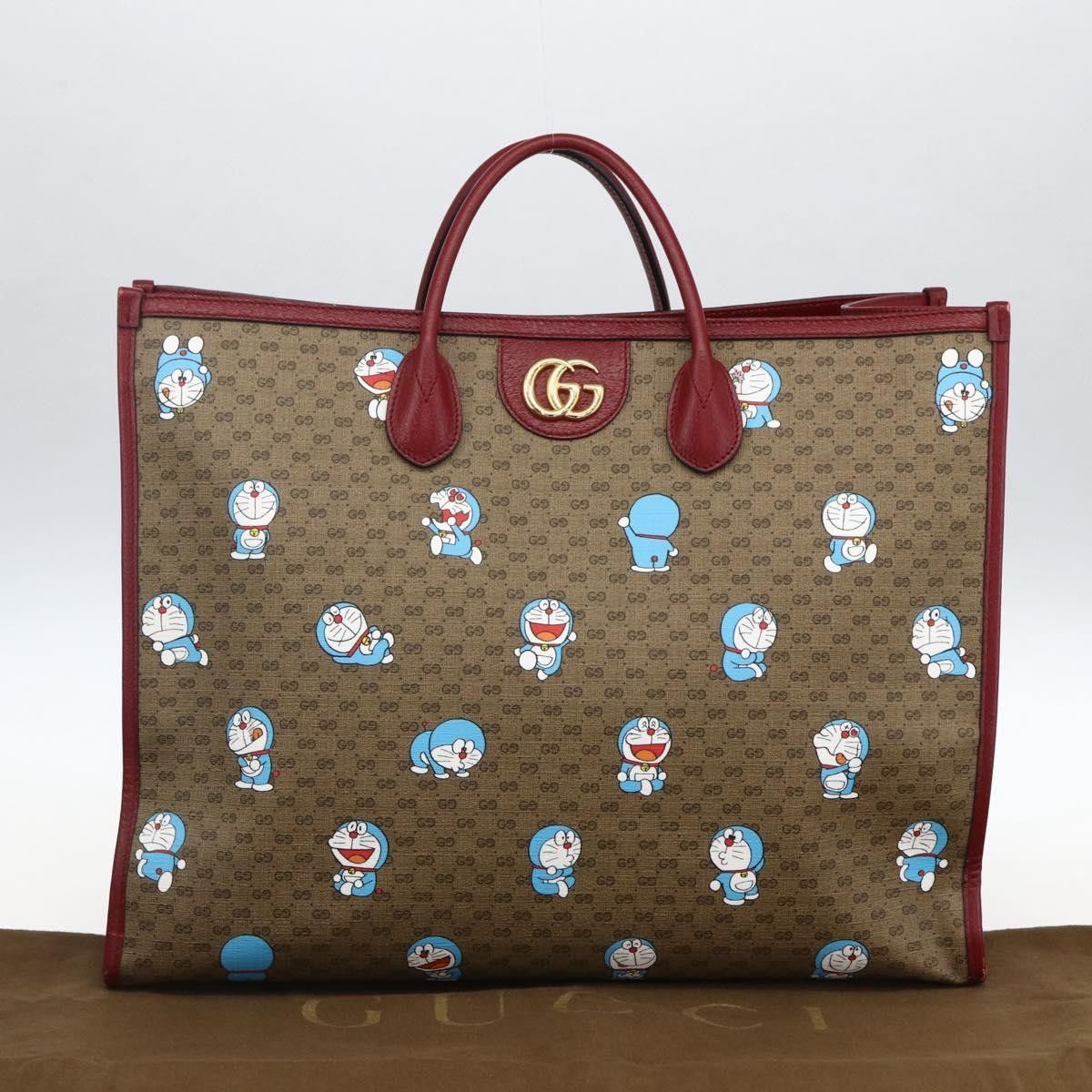 Gucci Gucci Doraemon Tote Printed Mini GG Coated Canvas Size ONE SIZE - 19 Thumbnail