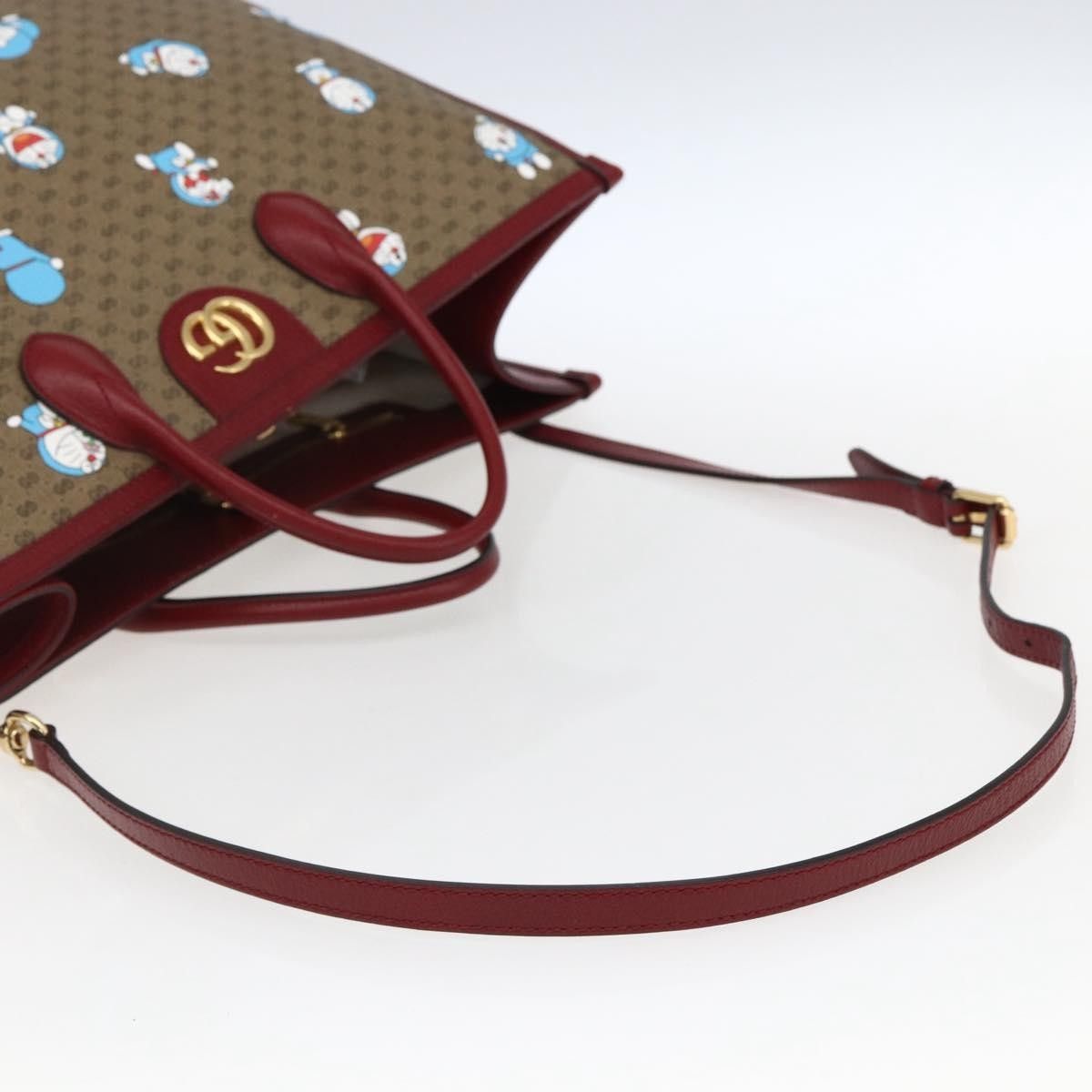 Gucci Gucci Doraemon Tote Printed Mini GG Coated Canvas Size ONE SIZE - 8 Thumbnail