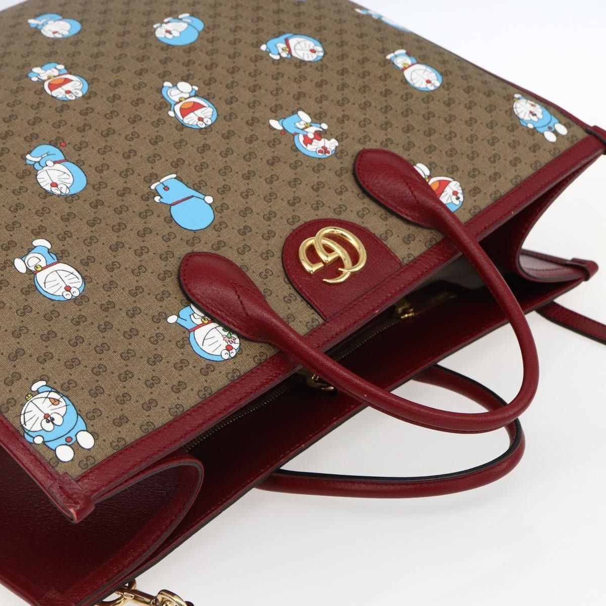 Gucci Gucci Doraemon Tote Printed Mini GG Coated Canvas Size ONE SIZE - 17 Thumbnail